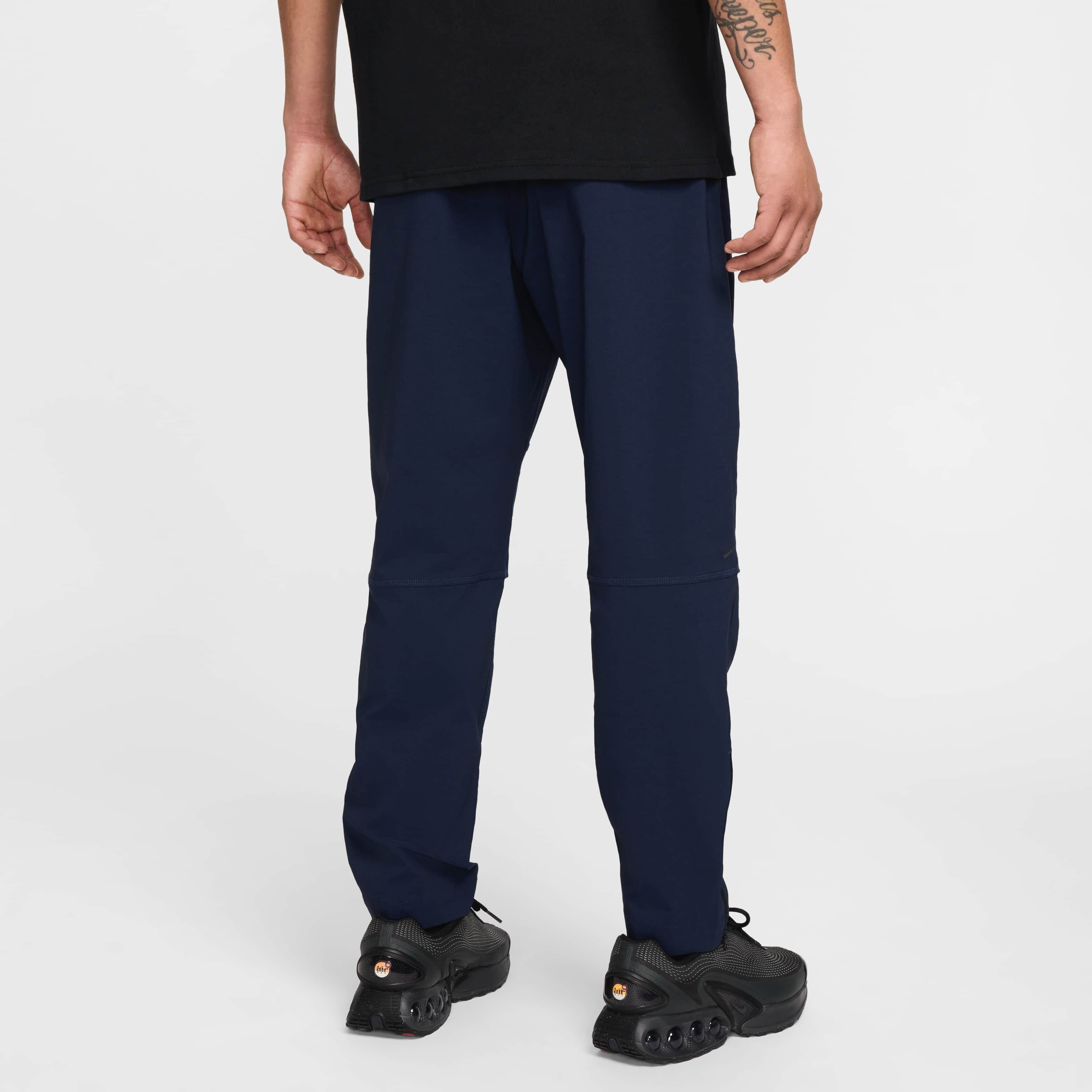 Buy Nike Tech Men's Woven Open-Hem Trousers - Obsidian
