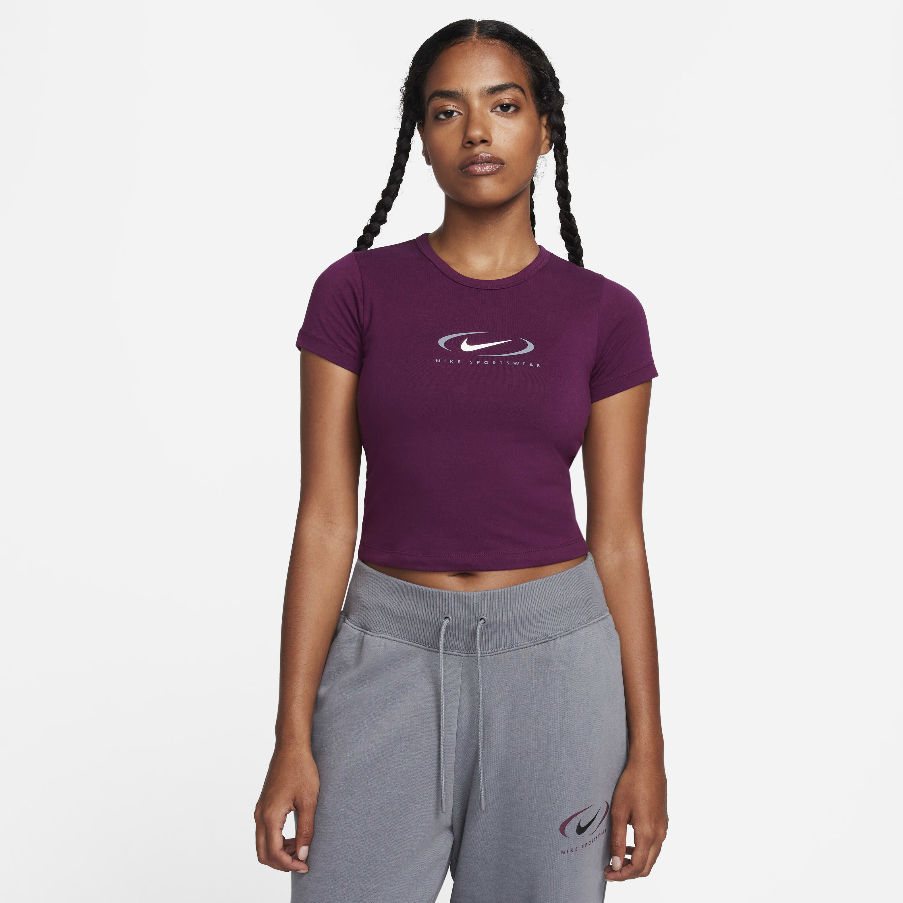 Nike graphic tees womens discount