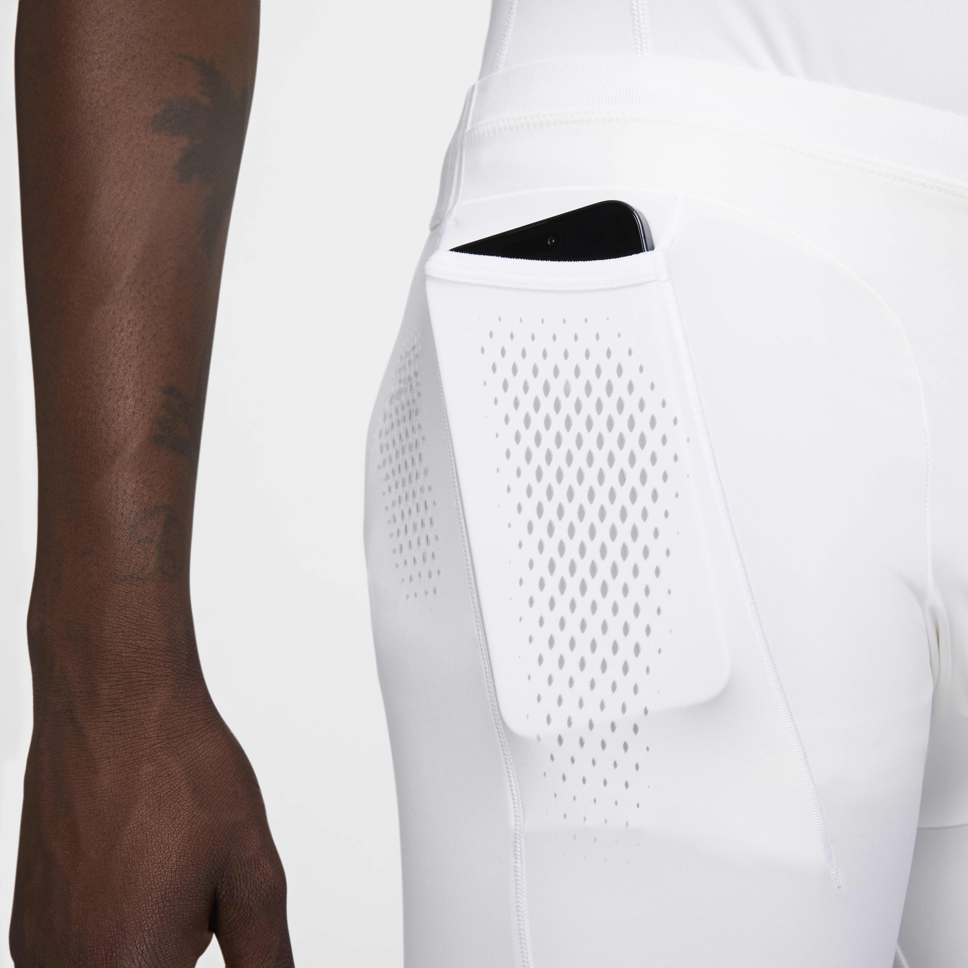 Buy NOCTA Men's Single-Leg Basketball Tights (Left) - White Buy NOCTA Men's Single-Leg Basketball Tights (Left) - White