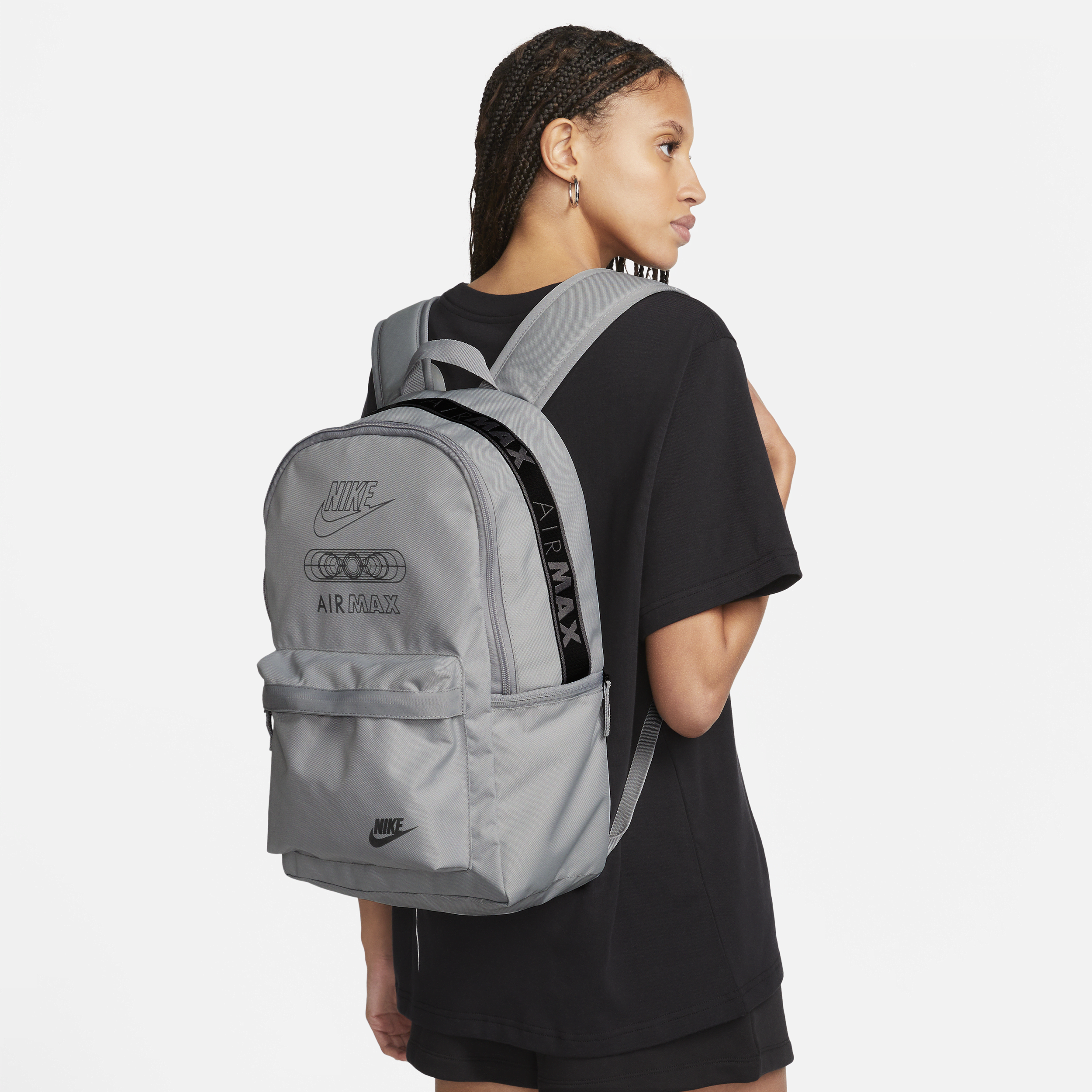Nike heritage outlet backpack grey