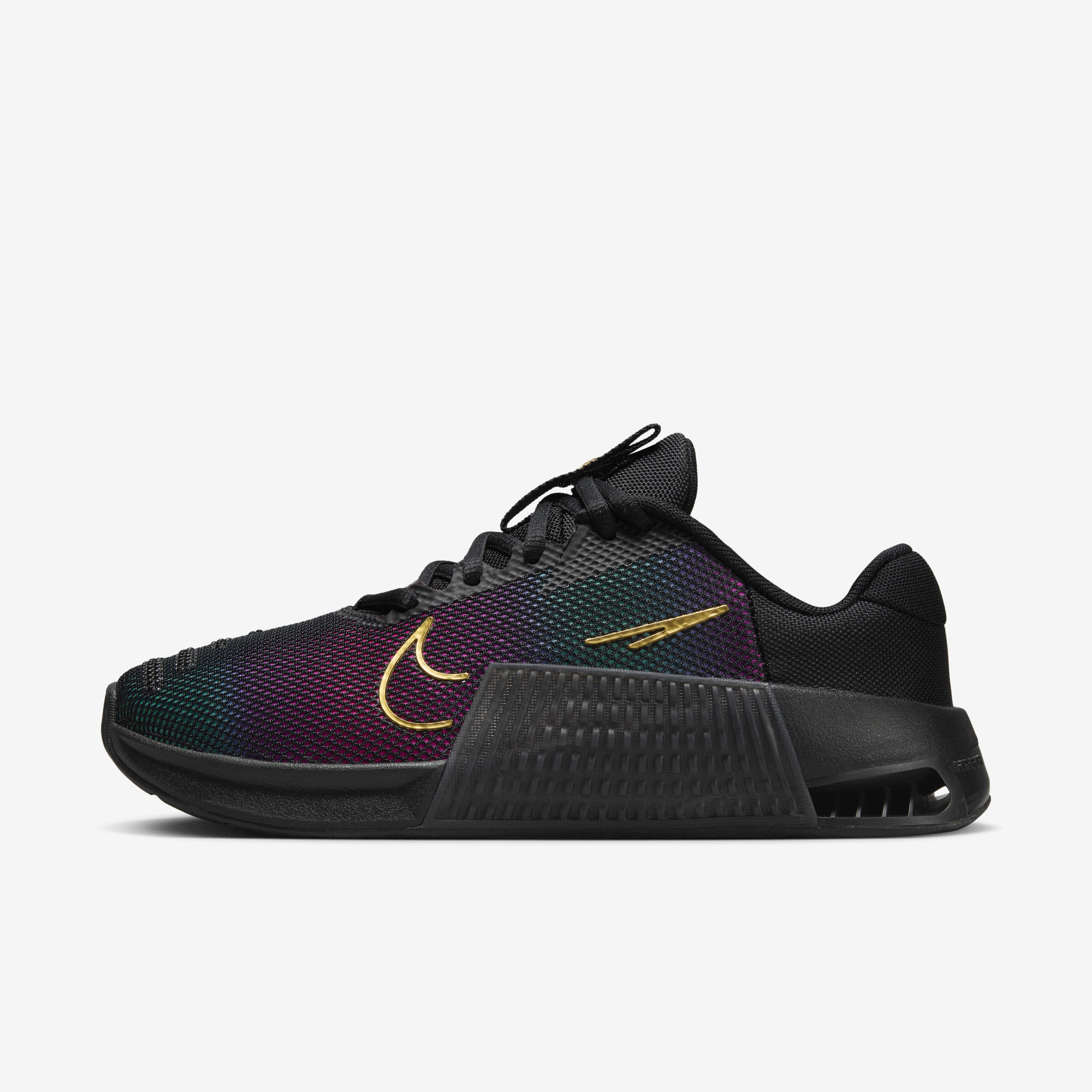 Buy Nike Metcon 9 PRM Women s Training Shoes Black Fireberry Metallic Gold Nike Saudi Official