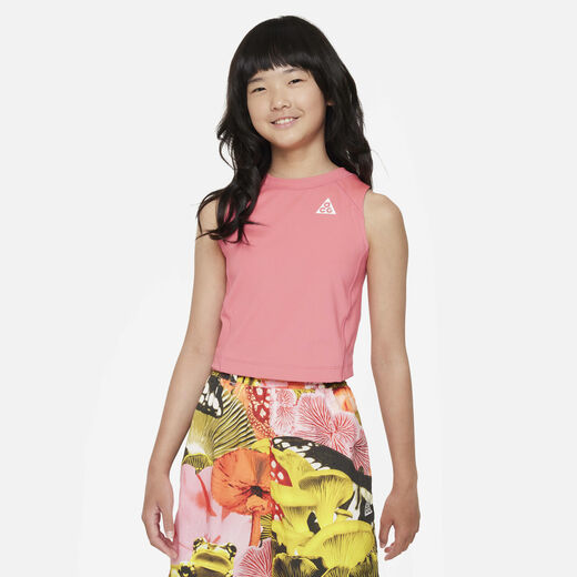 تيشيرتات وقمصان-نايكي, نايكي ايه سي جي ريبيل, تيشيرت التمرين بلا أكمام للأطفال الكبار (للبنات)