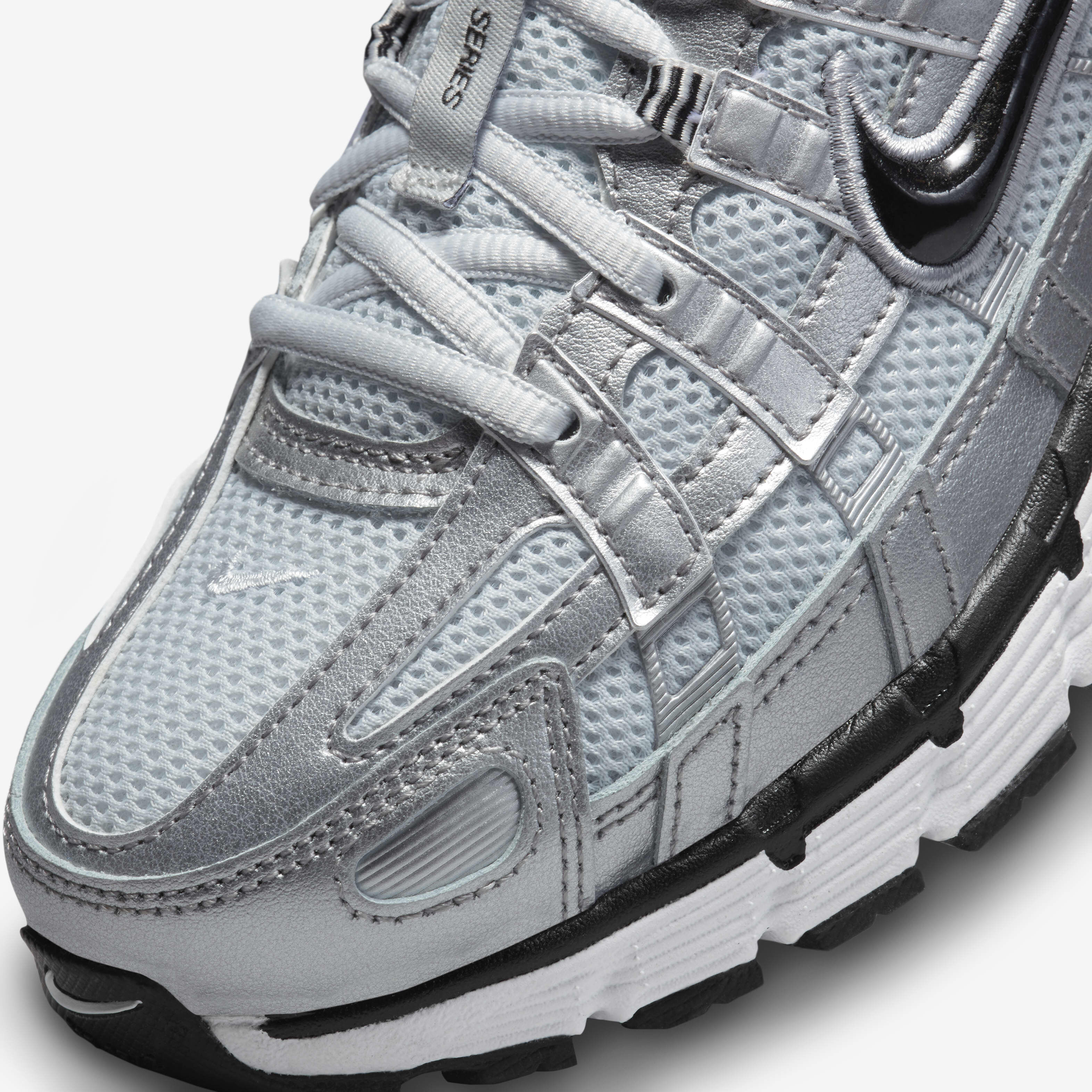 Nike p 6 metallic silver deals