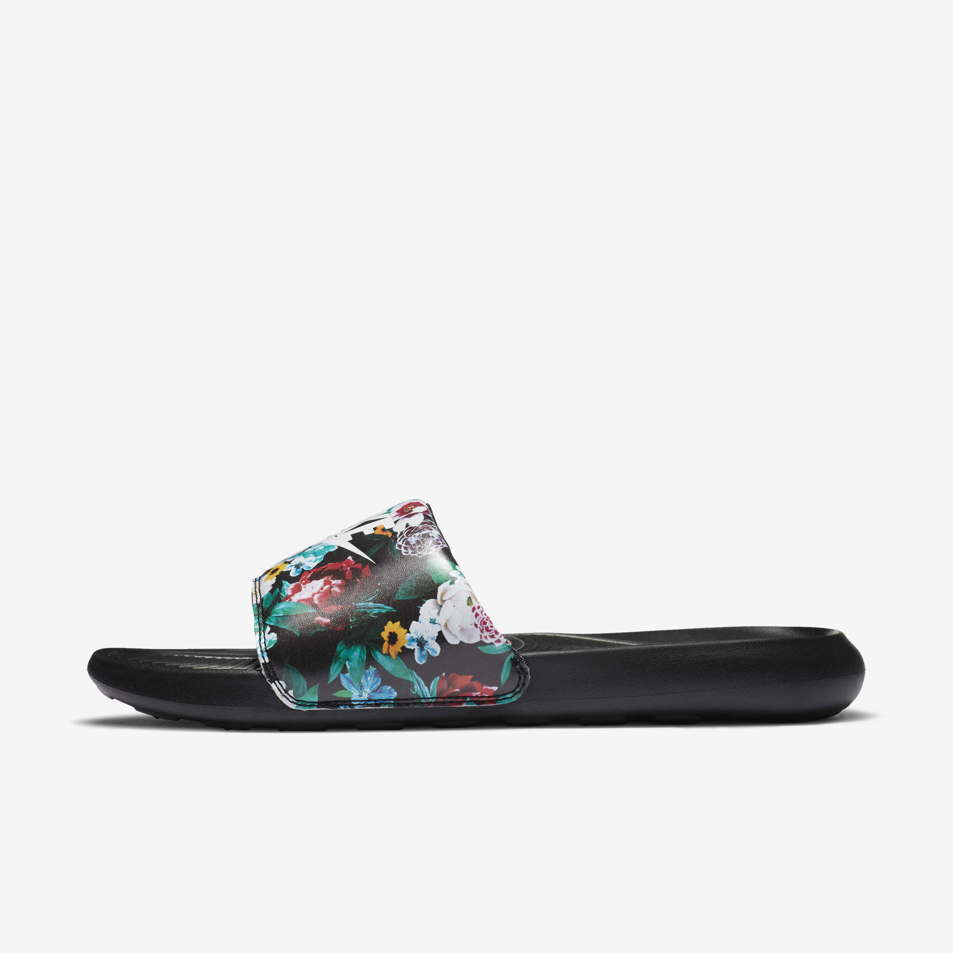Nike slides flower print clearance
