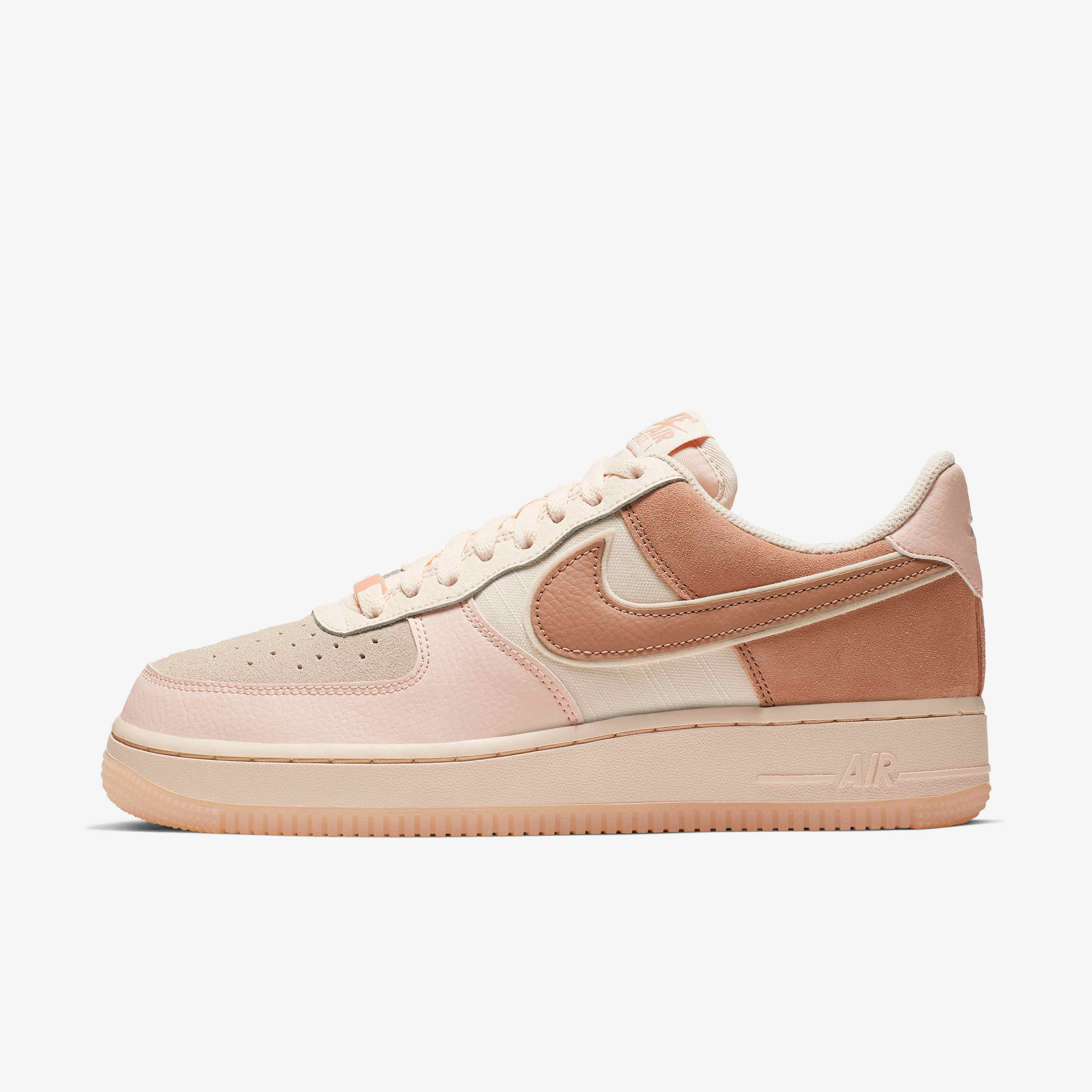 nike af1 washed coral