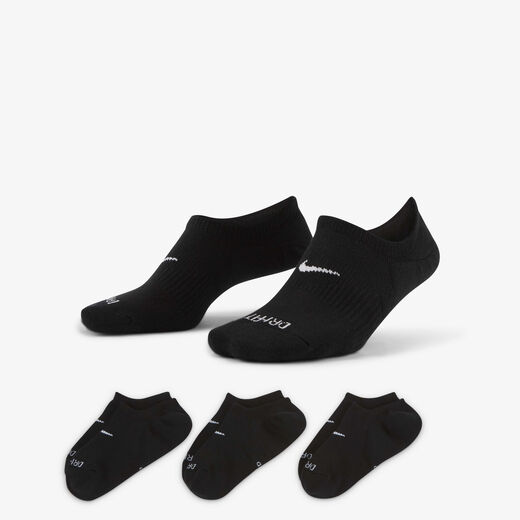Women's No Show Socks Sale-Nike, Nike Everyday Plus Cushioned, Women's Training Footie Socks (3 Pairs)