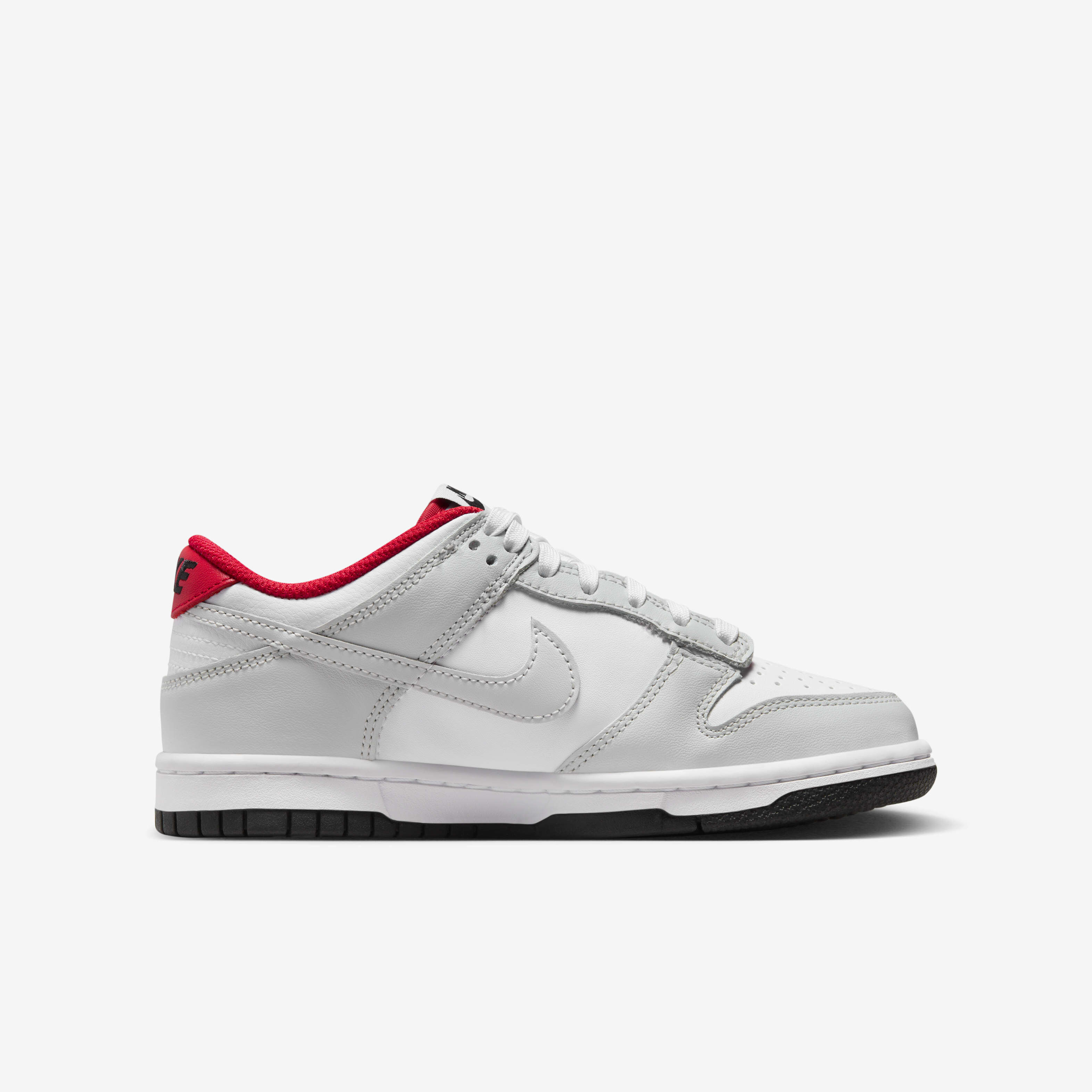 Buy Nike Dunk Low Older Kids' Shoes - White/White/University Buy Nike Dunk Low Older Kids' Shoes - White/White/University