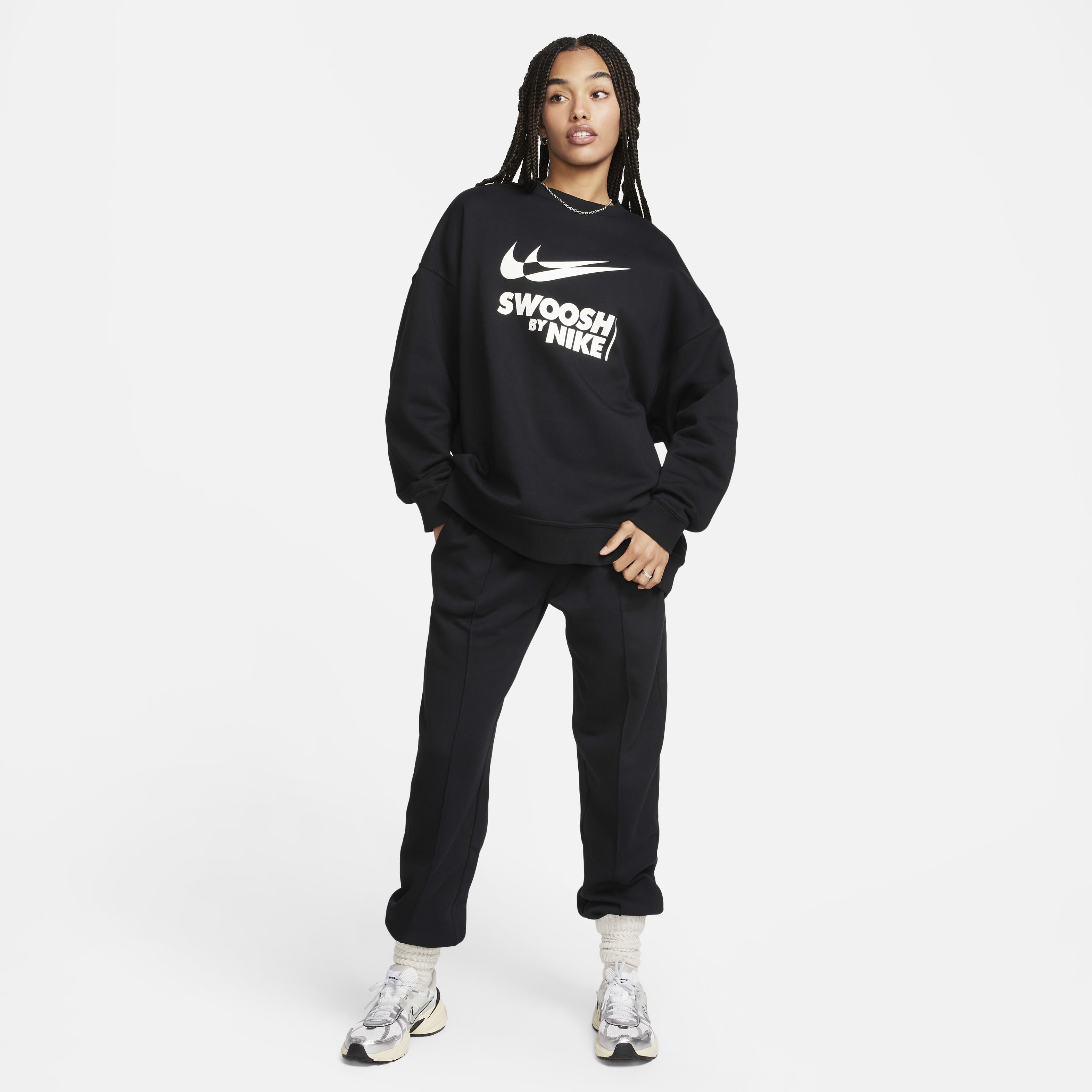 Buy Nike Sportswear Women's Oversized Fleece Crew-Neck