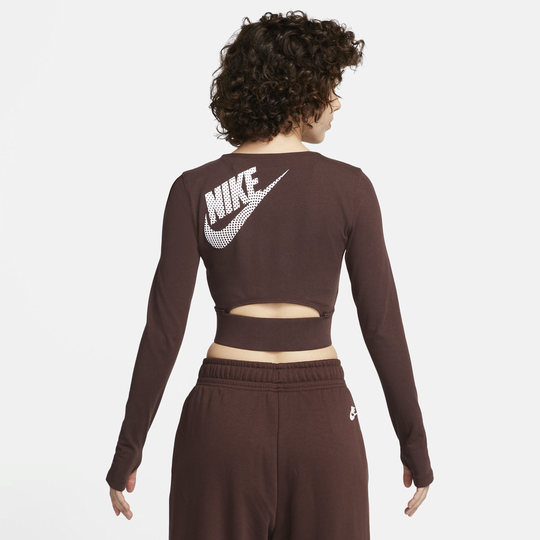 Nike cropped long sales sleeve