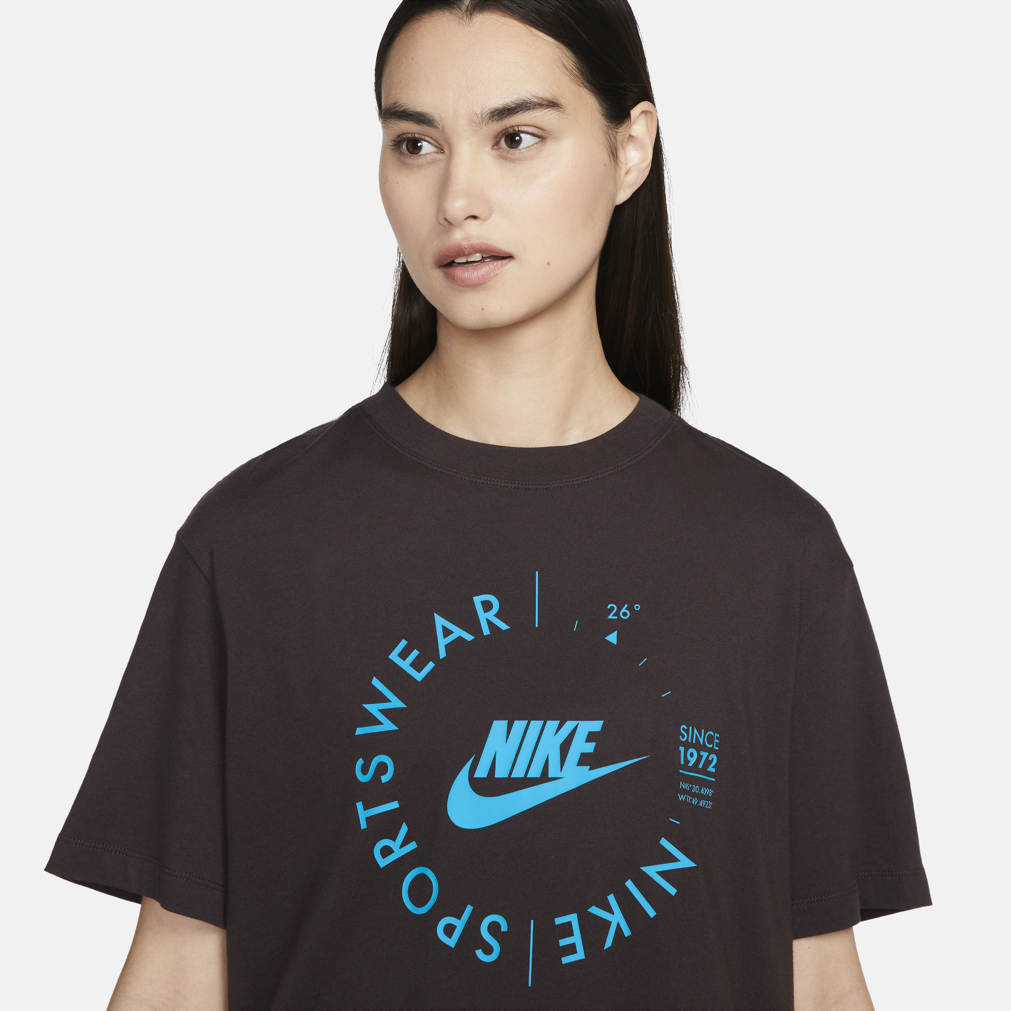 Shop Sportswear Women s Sports Utility T shirt Nike KSA