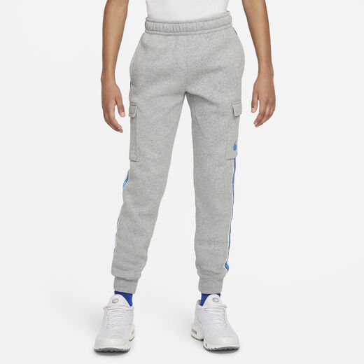 Trousers & Tights-Nike, Nike Sportswear Repeat, Older Kids' (Boys') Fleece Cargo Trousers