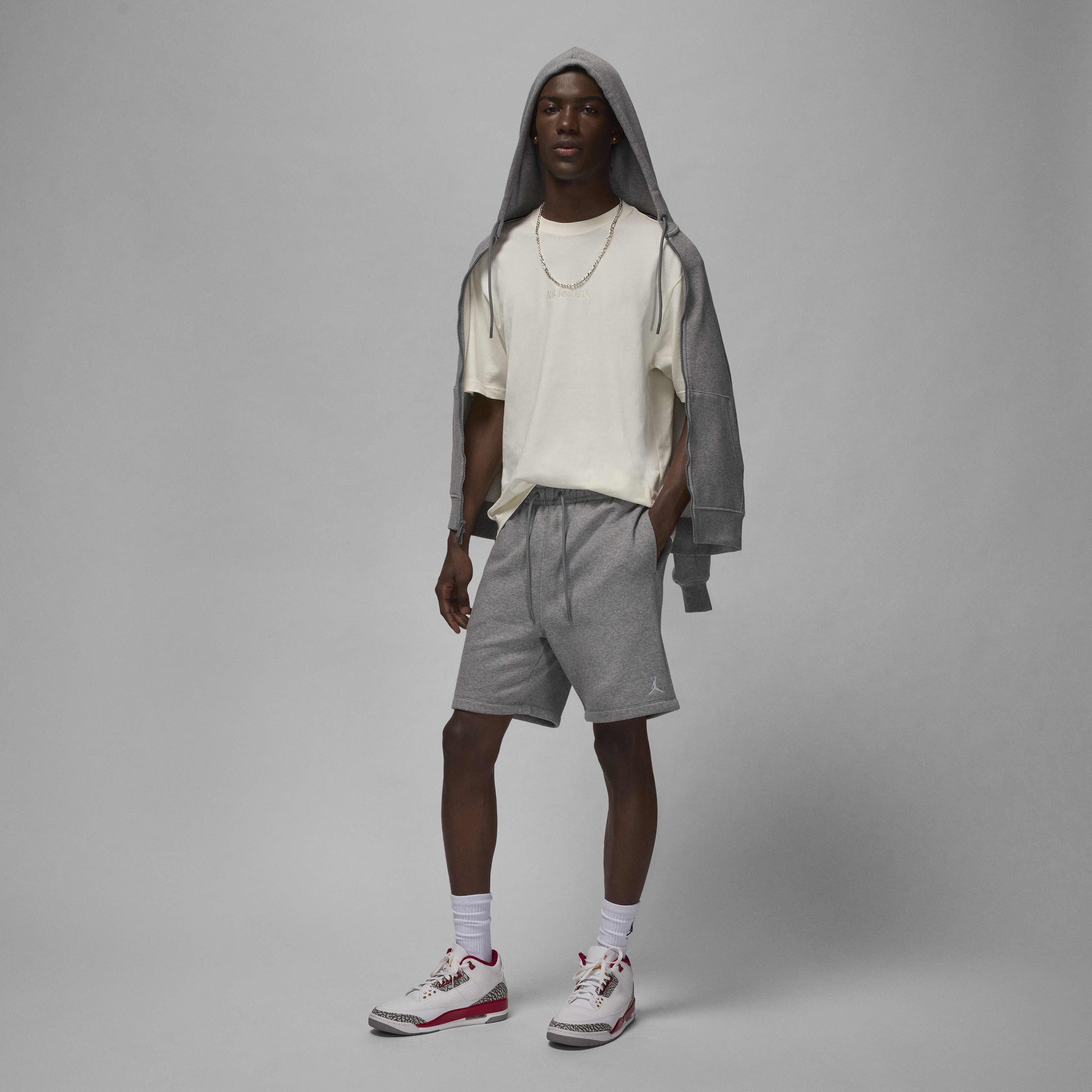 Buy Jordan Brooklyn Fleece Men's Shorts - Carbon Heather