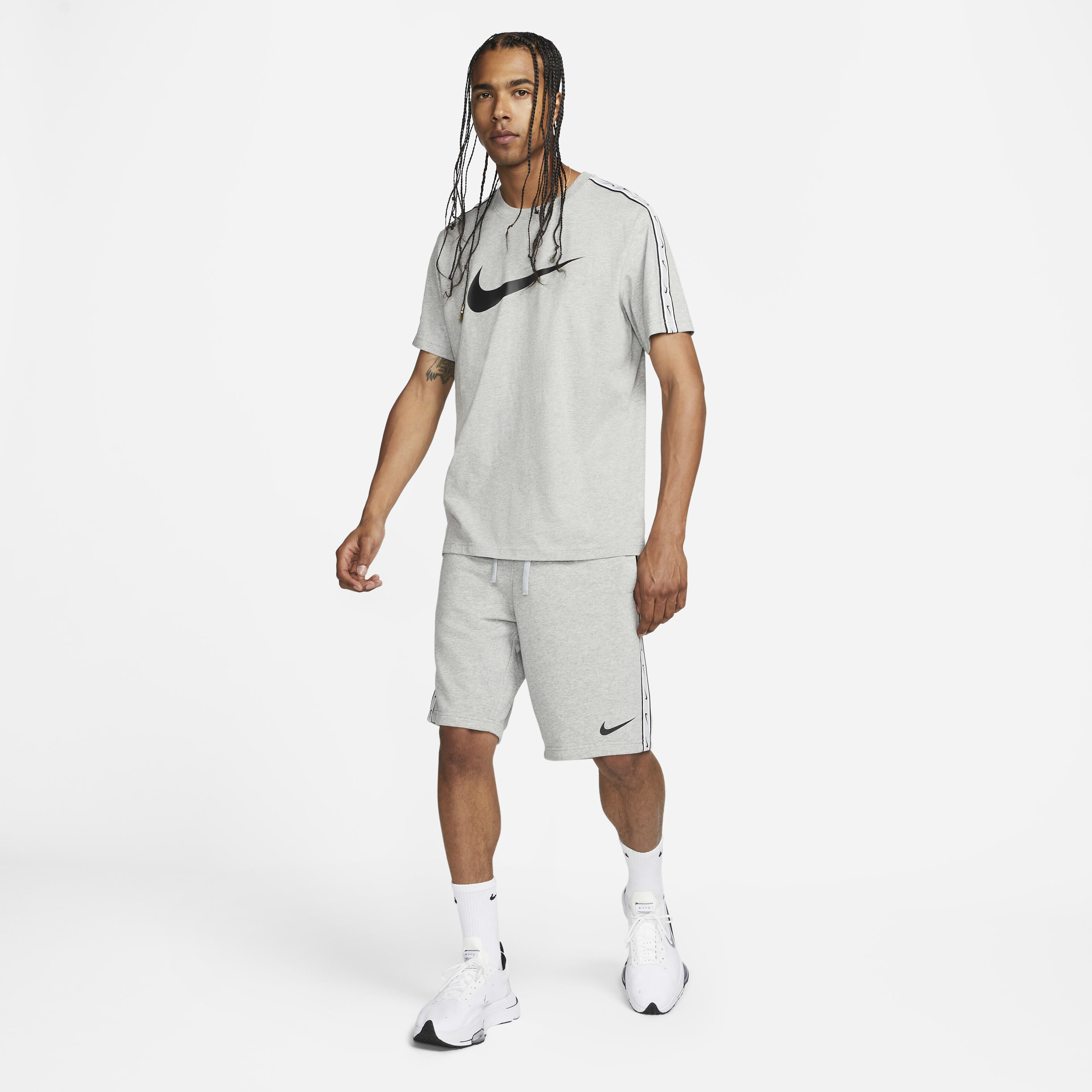 nike repeat shorts grey