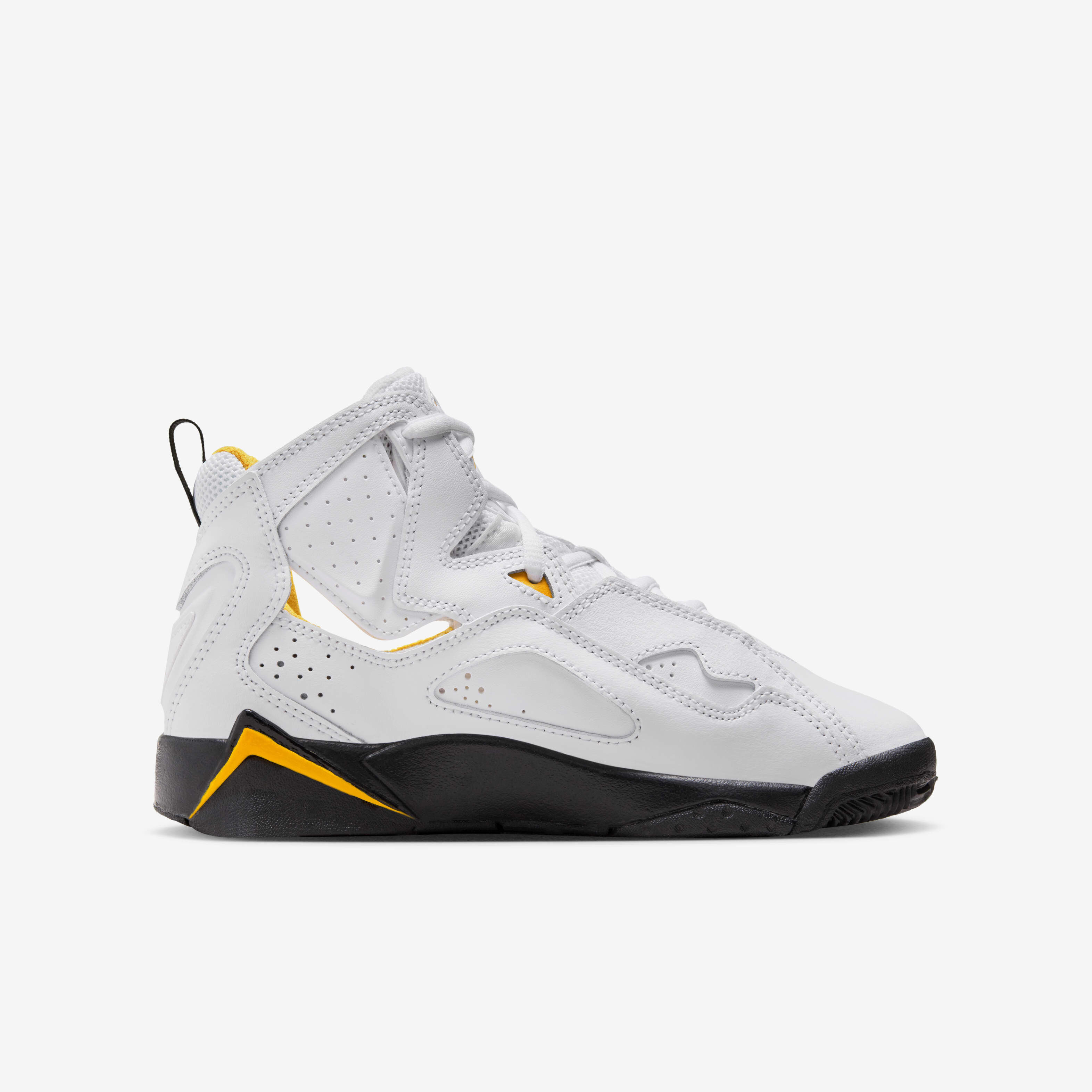 Buy Jordan True Flight Older Kids' Shoes - White/Yellow