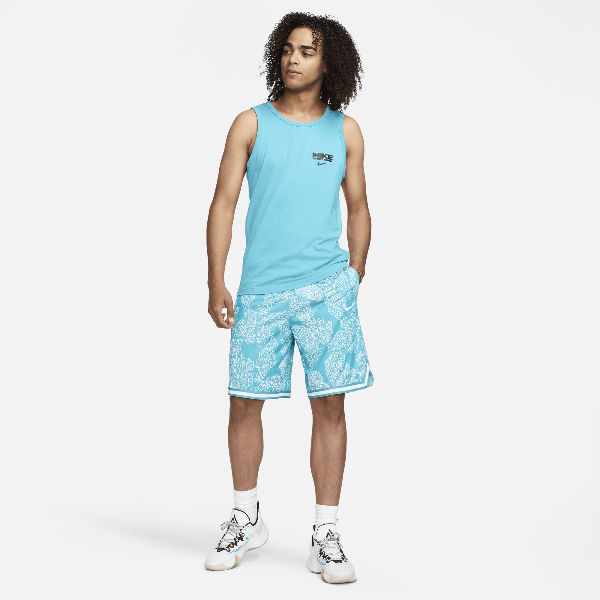 Nike dri fit deals dna shorts floral