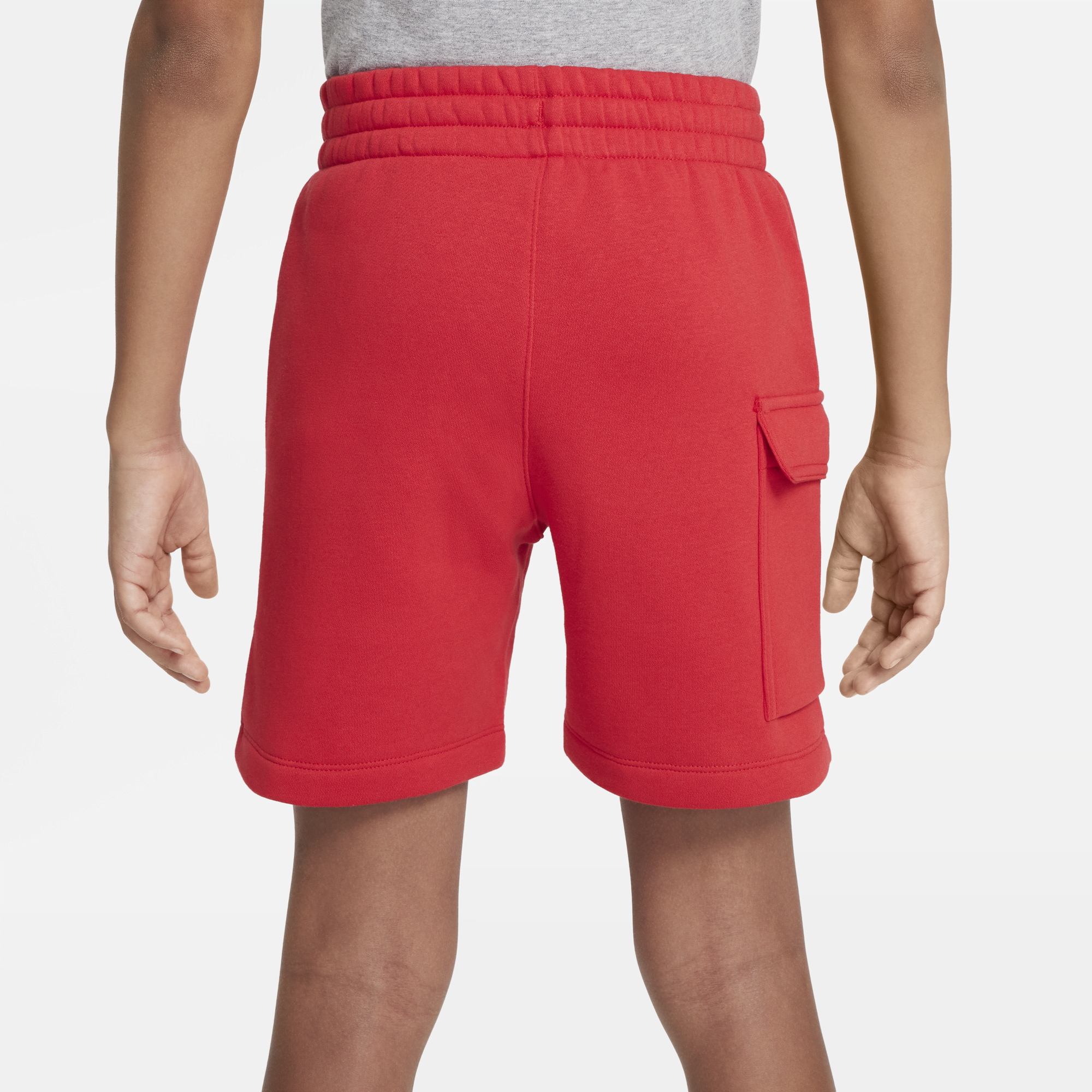 Red nike hotsell tech shorts