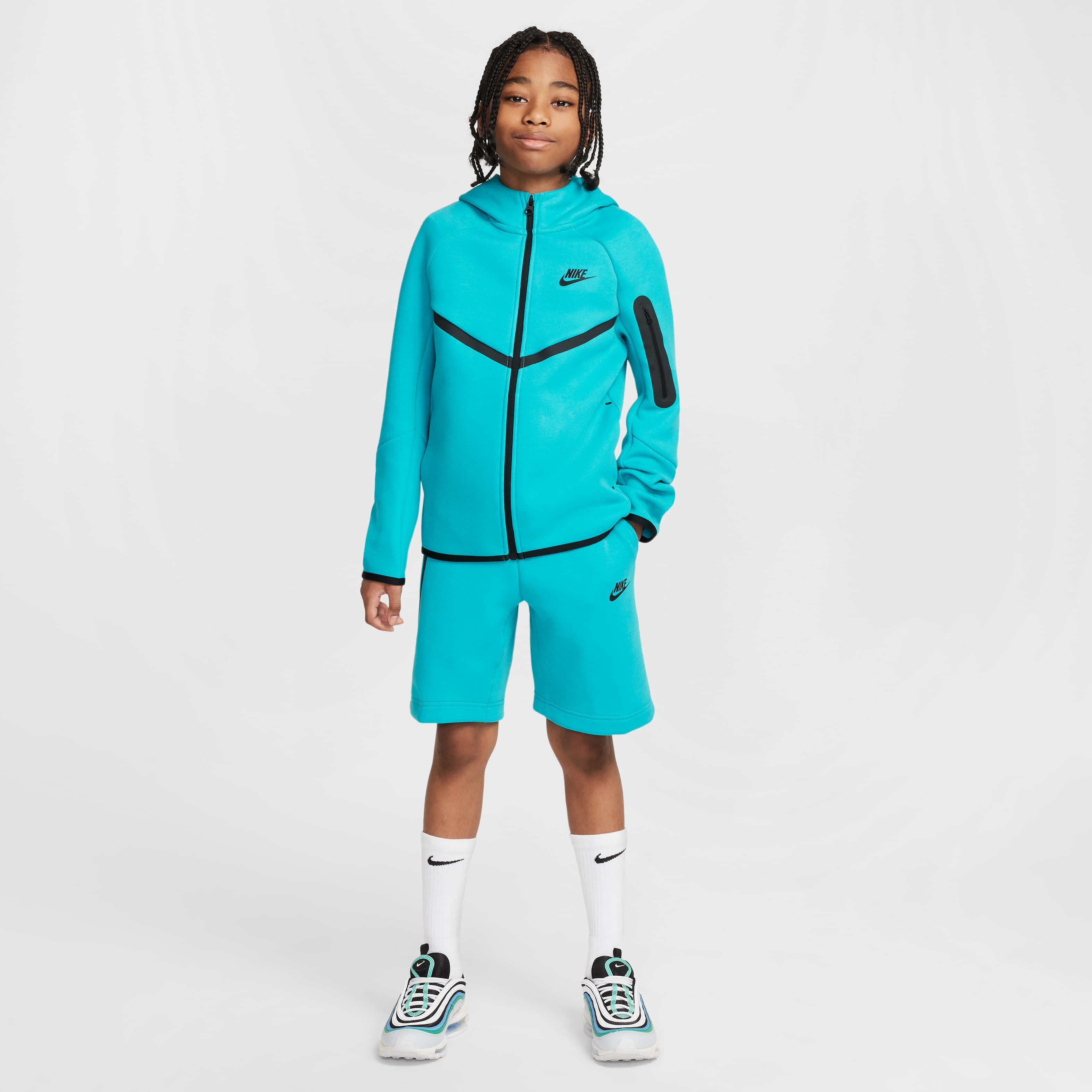 Buy Nike Tech Fleece Older Kids' (Boys') Shorts - Dusty