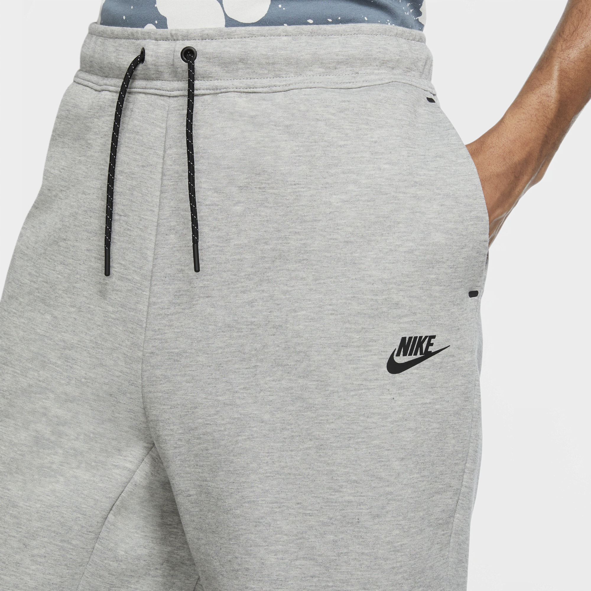 Nike grey sweatpants sales shorts