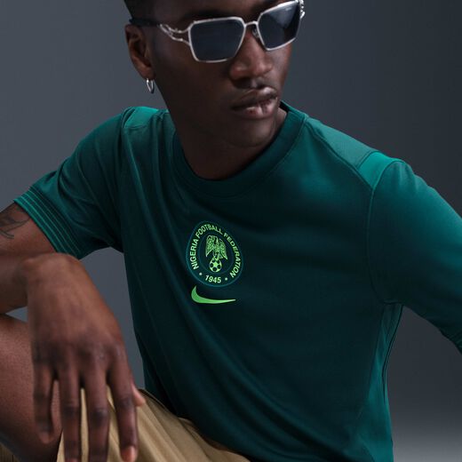 Kits & Jerseys-Nike, Nigeria 2025 Stadium Home (Women's Team), Men's Nike Dri-FIT Soccer Replica Jersey