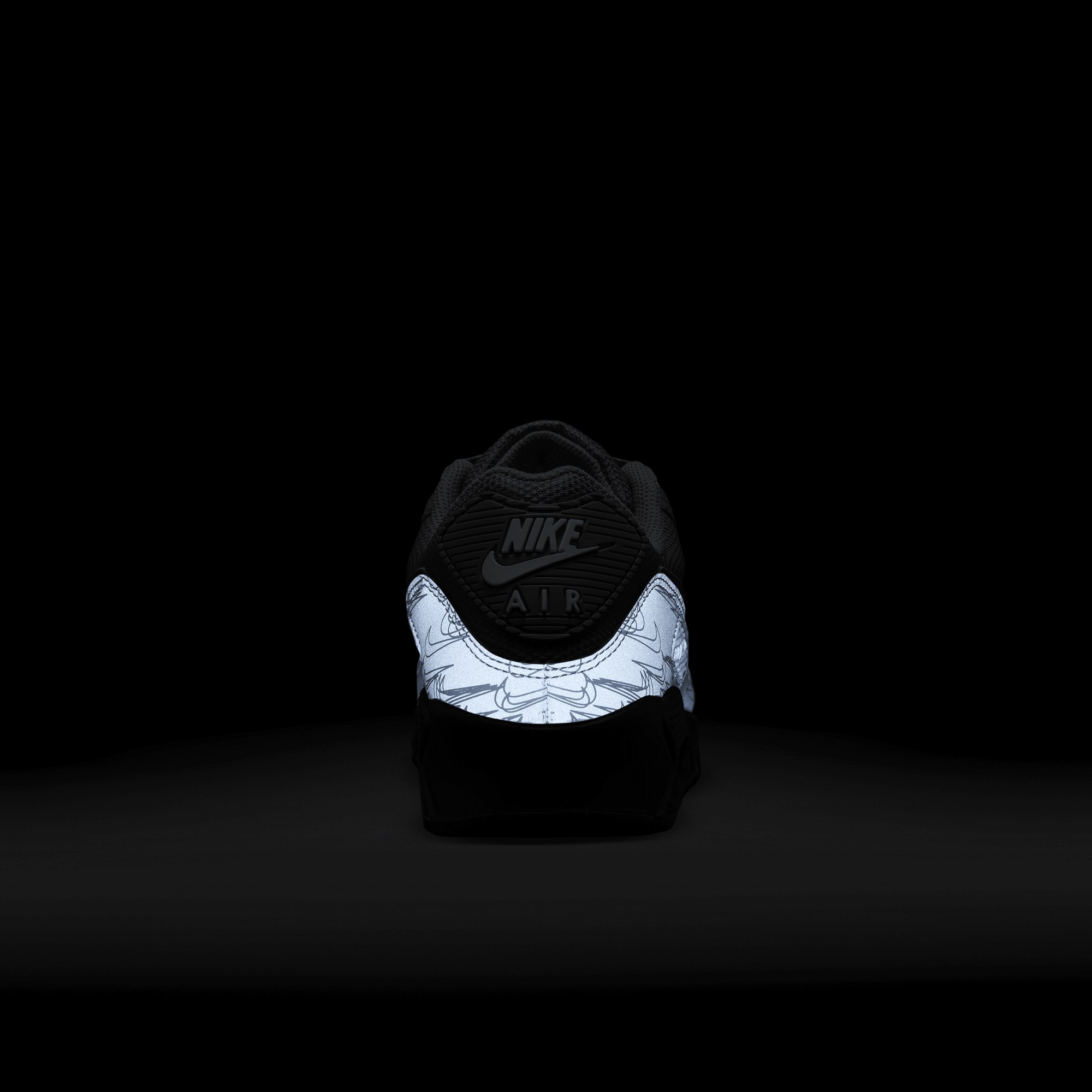 Air max cheap 90 reflective black