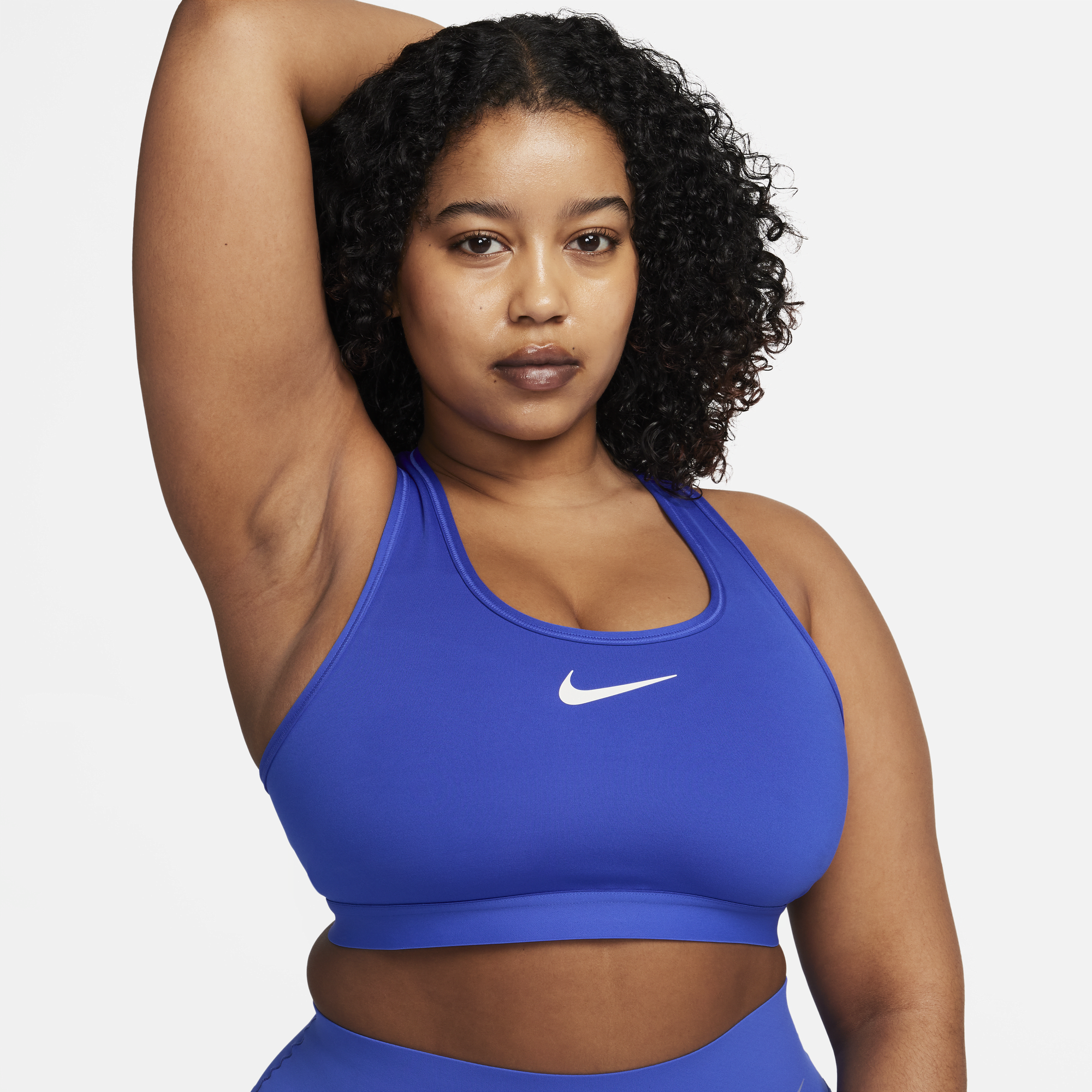 Shop Swoosh High Support Women's Non-Padded Adjustable Sports Bra
