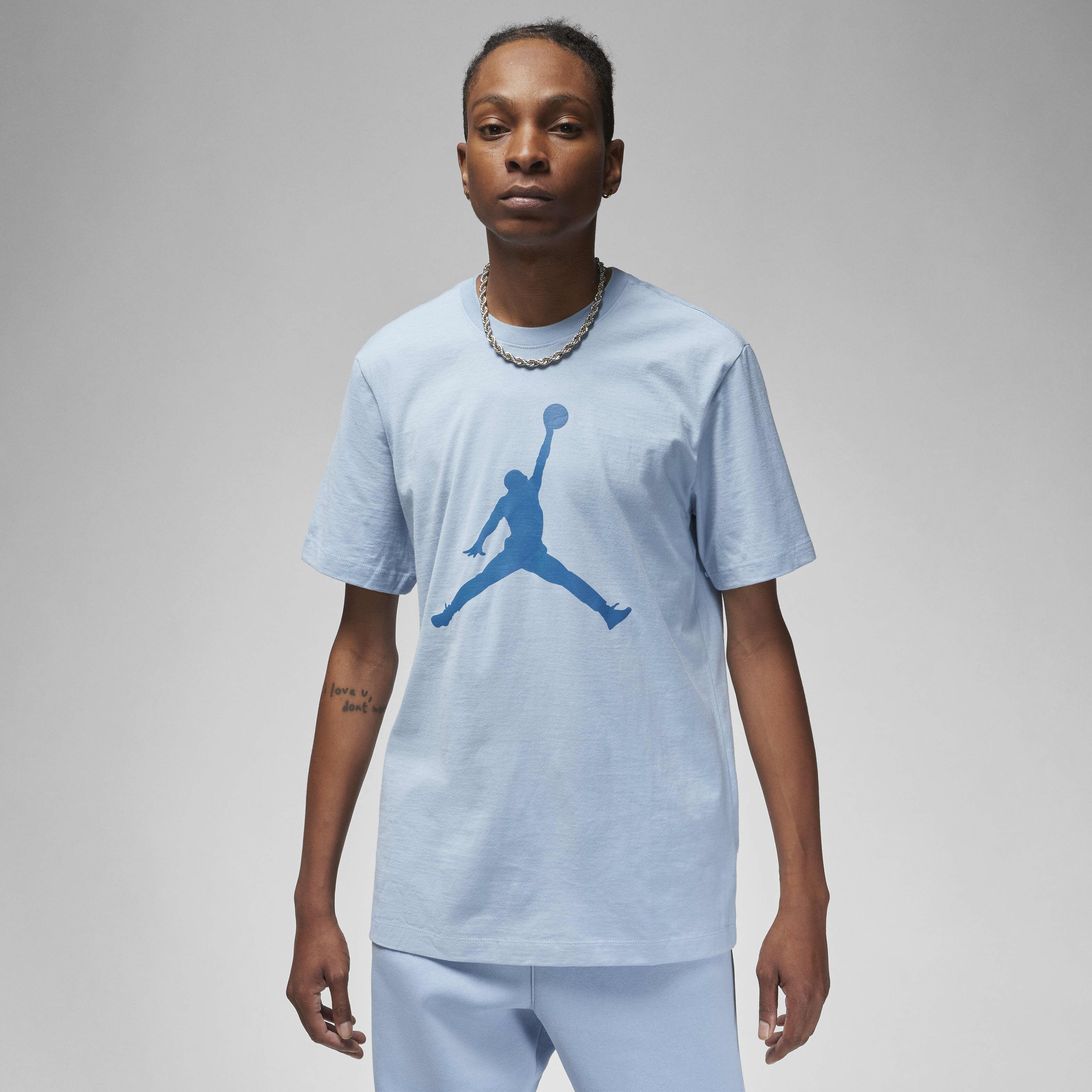 Buy Jordan Jumpman Men's T-Shirt - Blue Grey/Industrial Blue