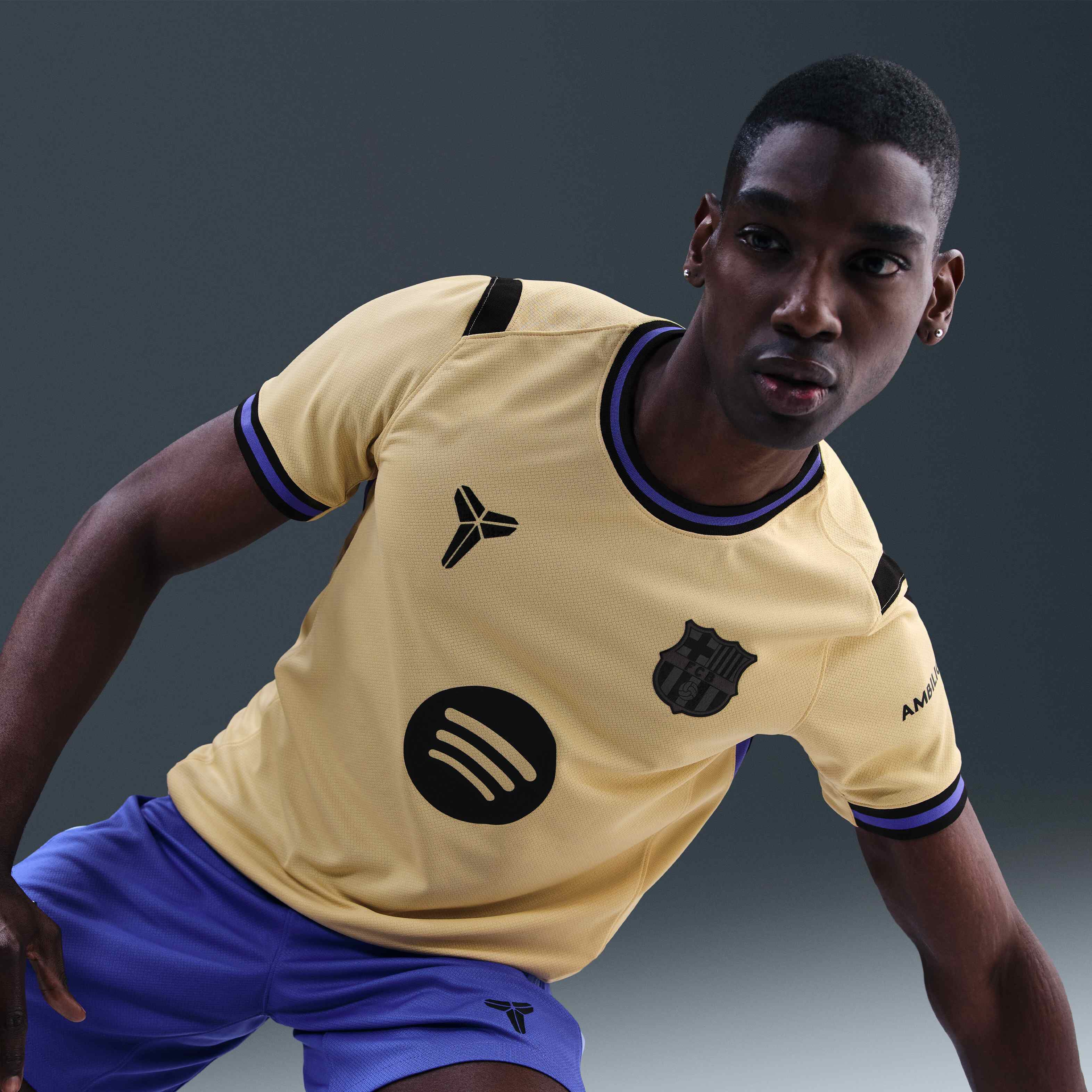 FC Barcelona ゴールドジャージ Nike Buy F.C. Barcelona 2025/26 Stadium Away Men's Kobe Dri-FIT