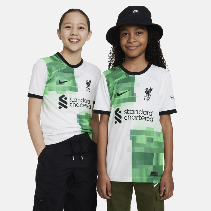 Shop Liverpool F.C. 2023 24 Stadium Away Older Kids Nike Dri FIT
