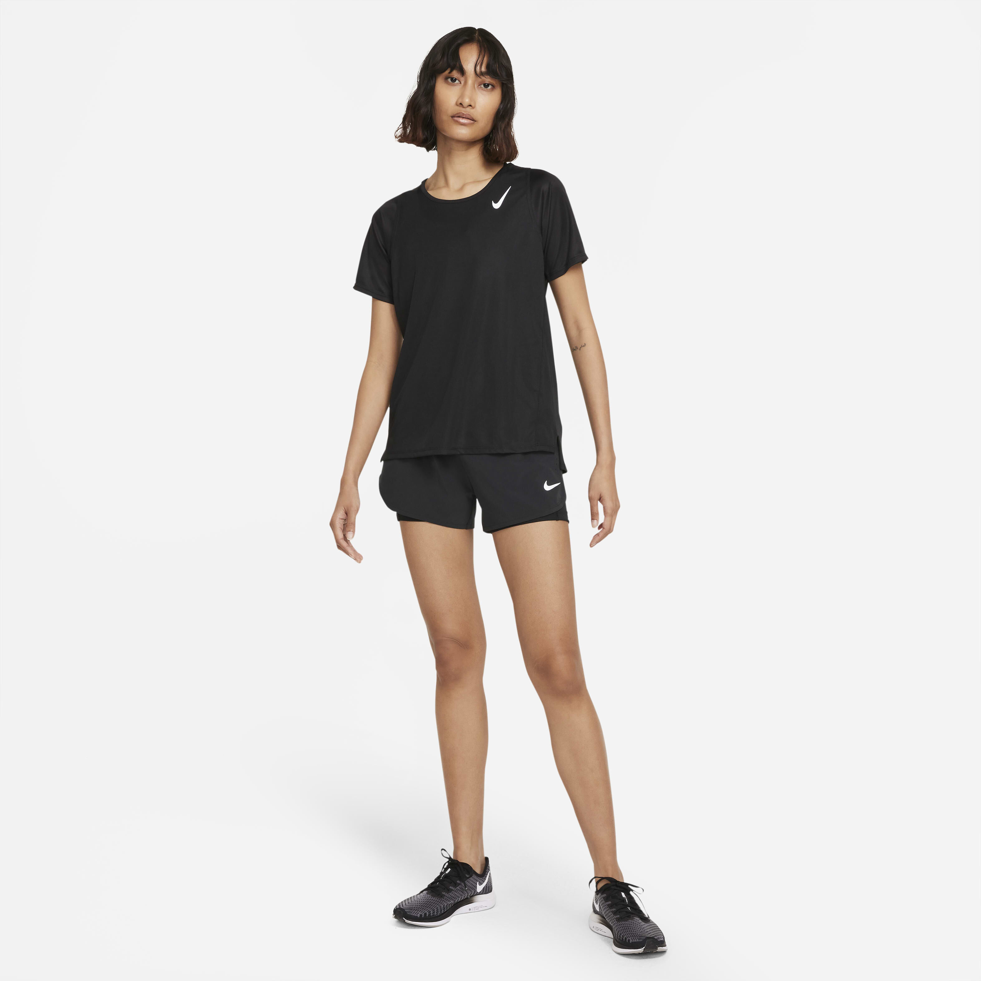 Women's dri-fit crew cool running shorts 3 in on sale