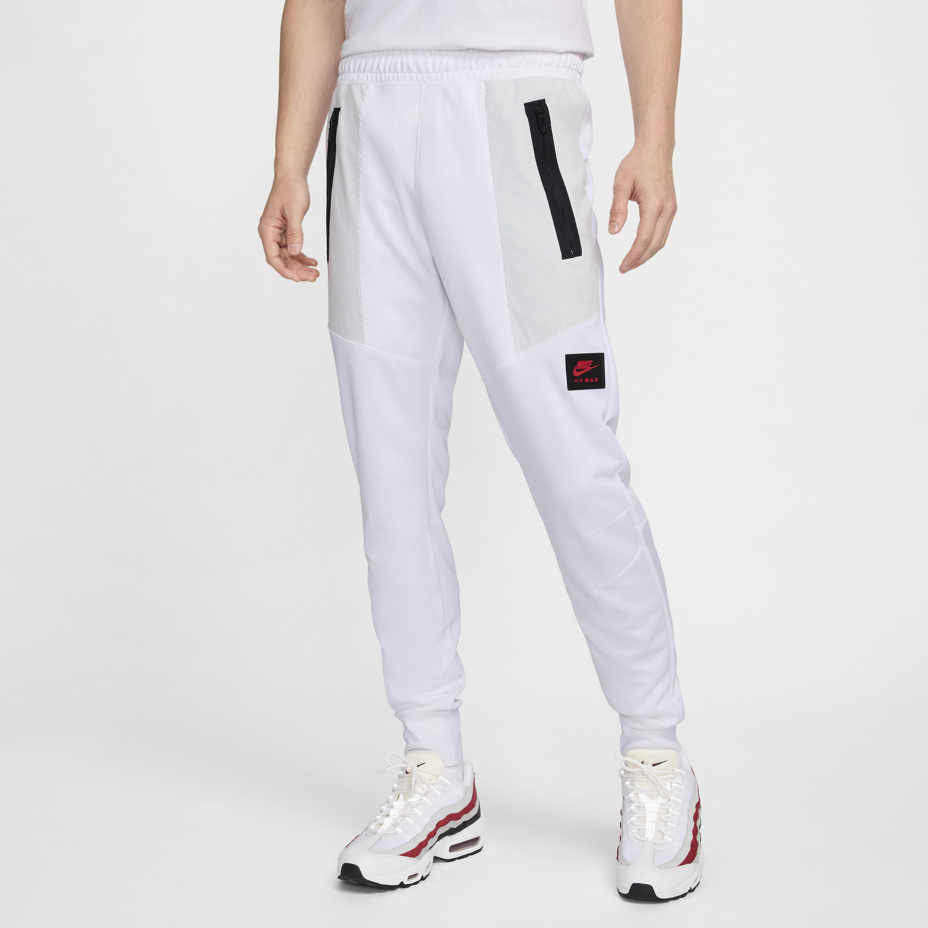 Nike air max white tracksuit discount
