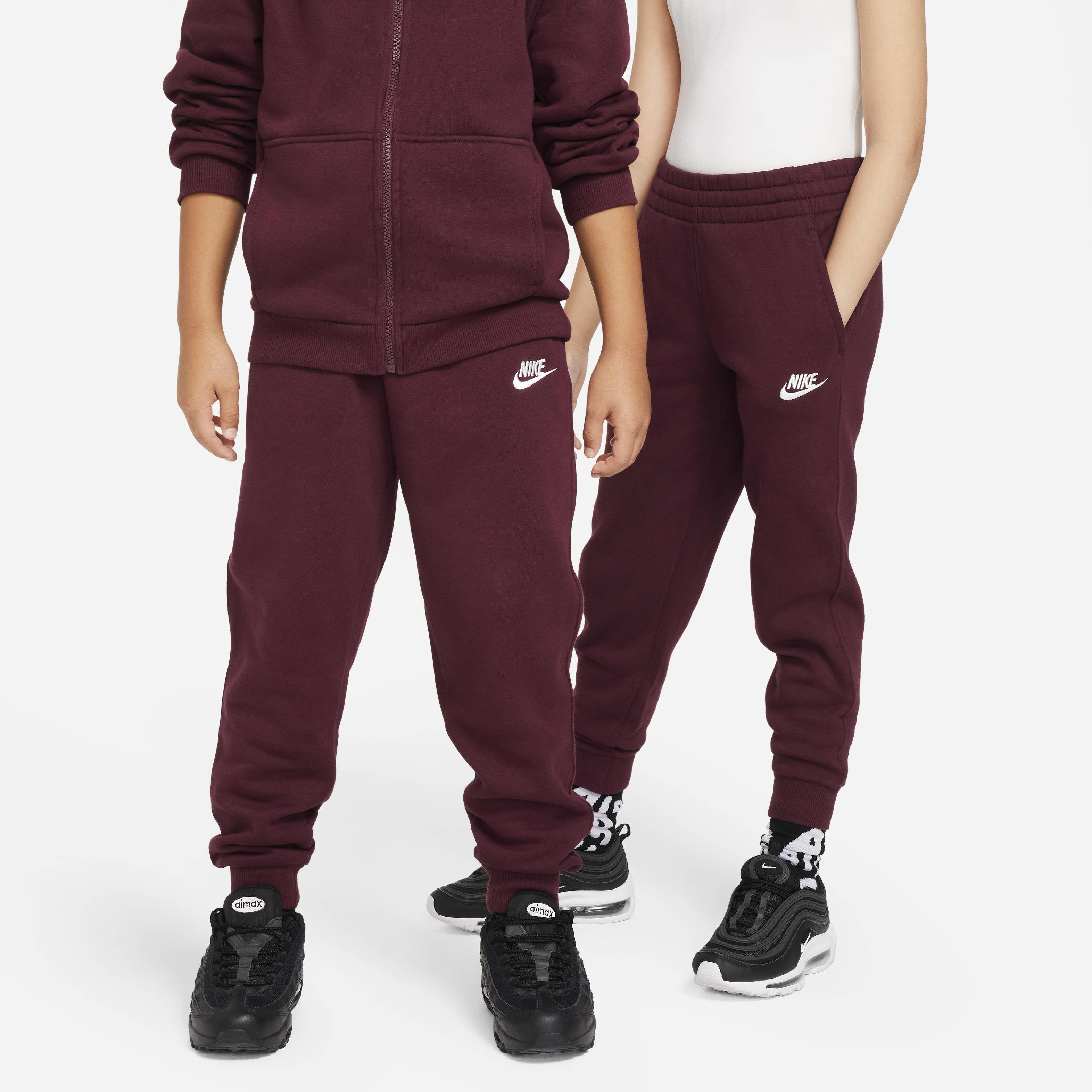 Nike burgundy joggers womens clearance