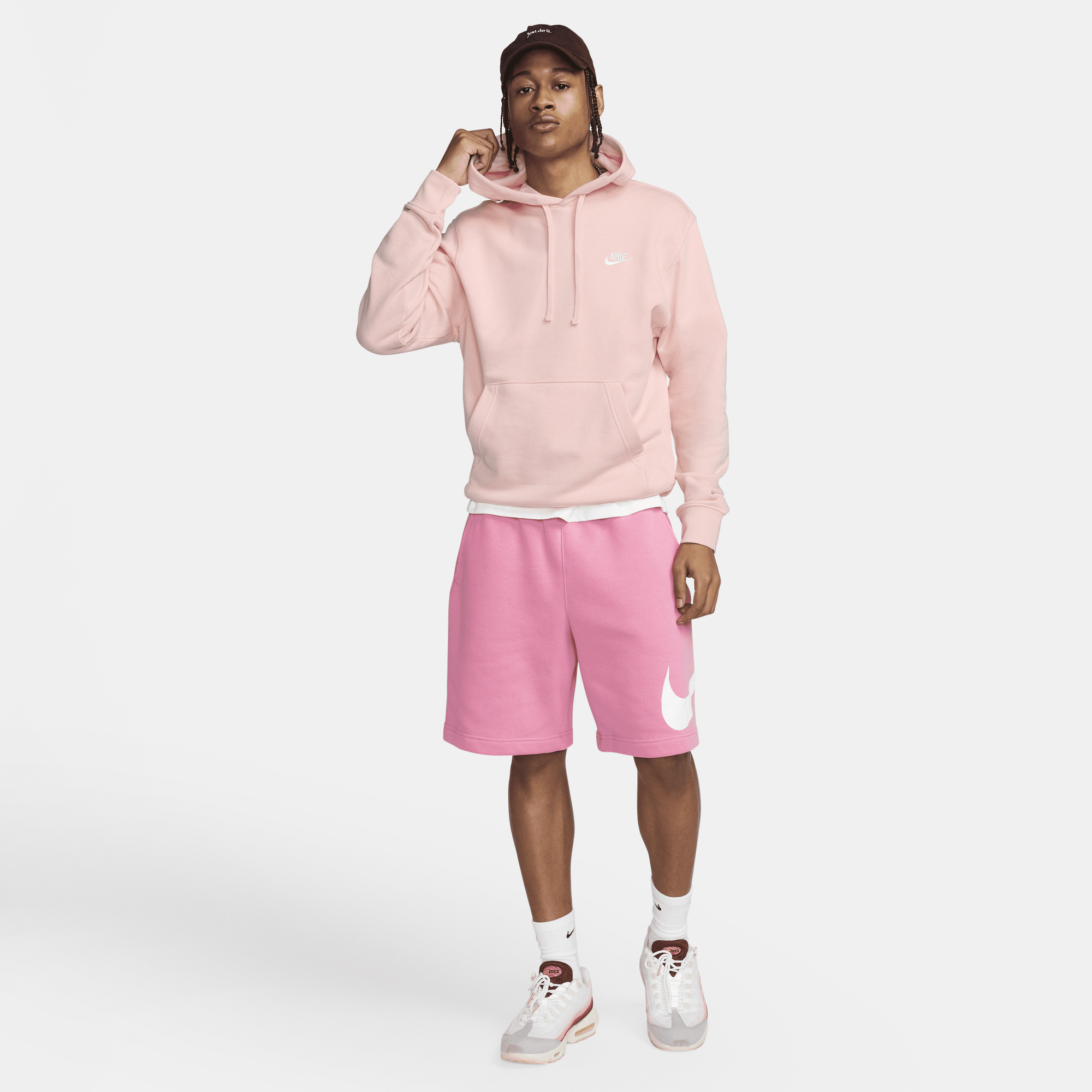 Shop Sportswear Club Men s Pullover Hoodie Nike KSA