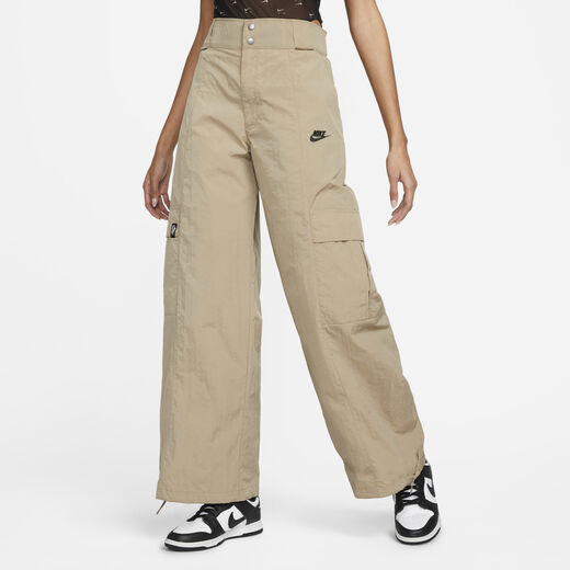 Trousers & Tights-Nike, Nike Sportswear, Women's High-Waisted Woven Cargo Trousers