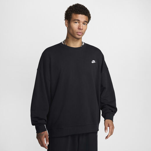 Hoodies & Sweatshirts-Nike, Nike Club Fleece, Men's Oversized French Terry Crew