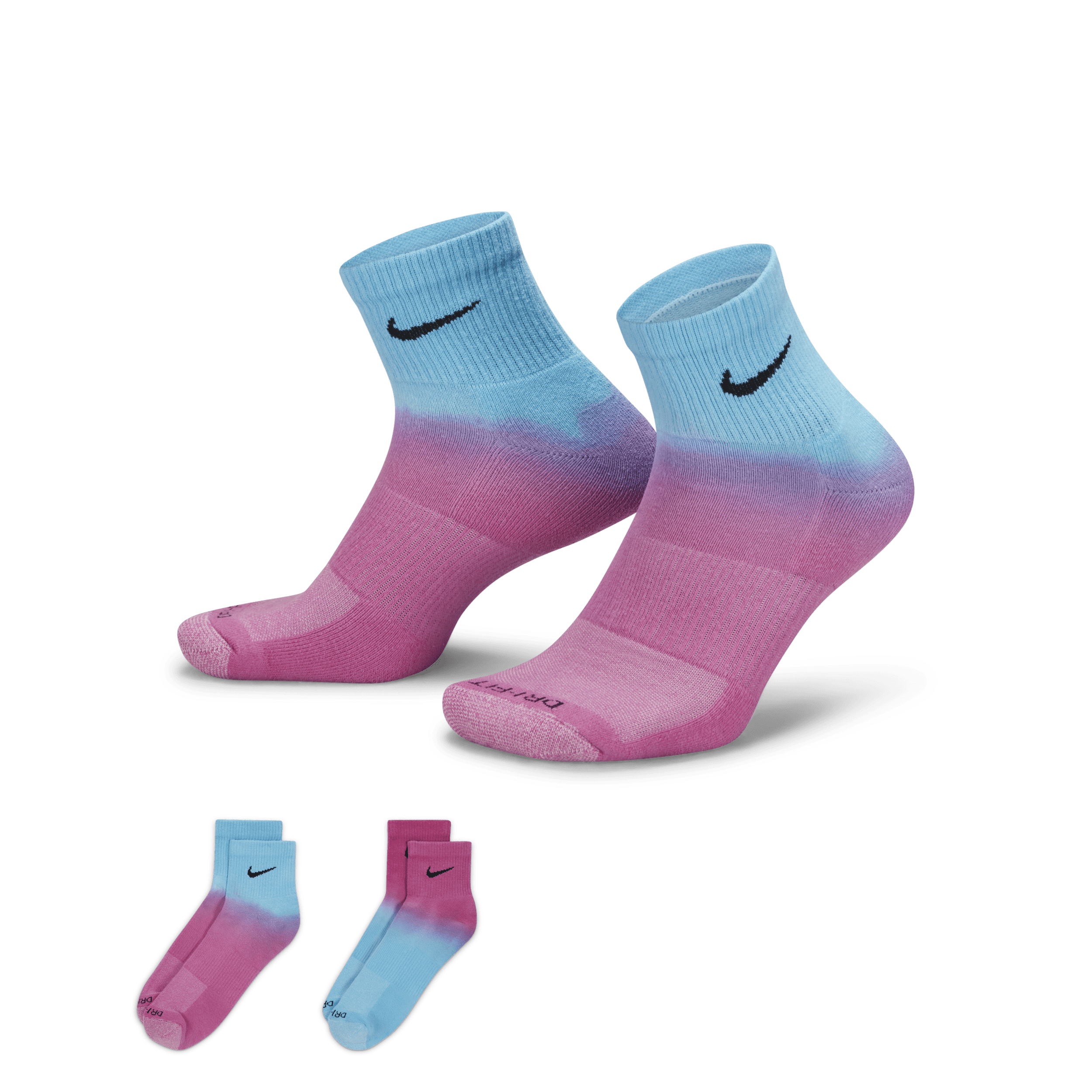Shop Everyday Plus Cushioned Ankle Socks Nike KSA