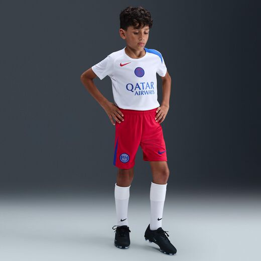 New In Kids' Shorts-Nike, PSG 2025/26 Stadium Third, Older Kids' Nike Dri-FIT Total 90 Football Replica Shorts