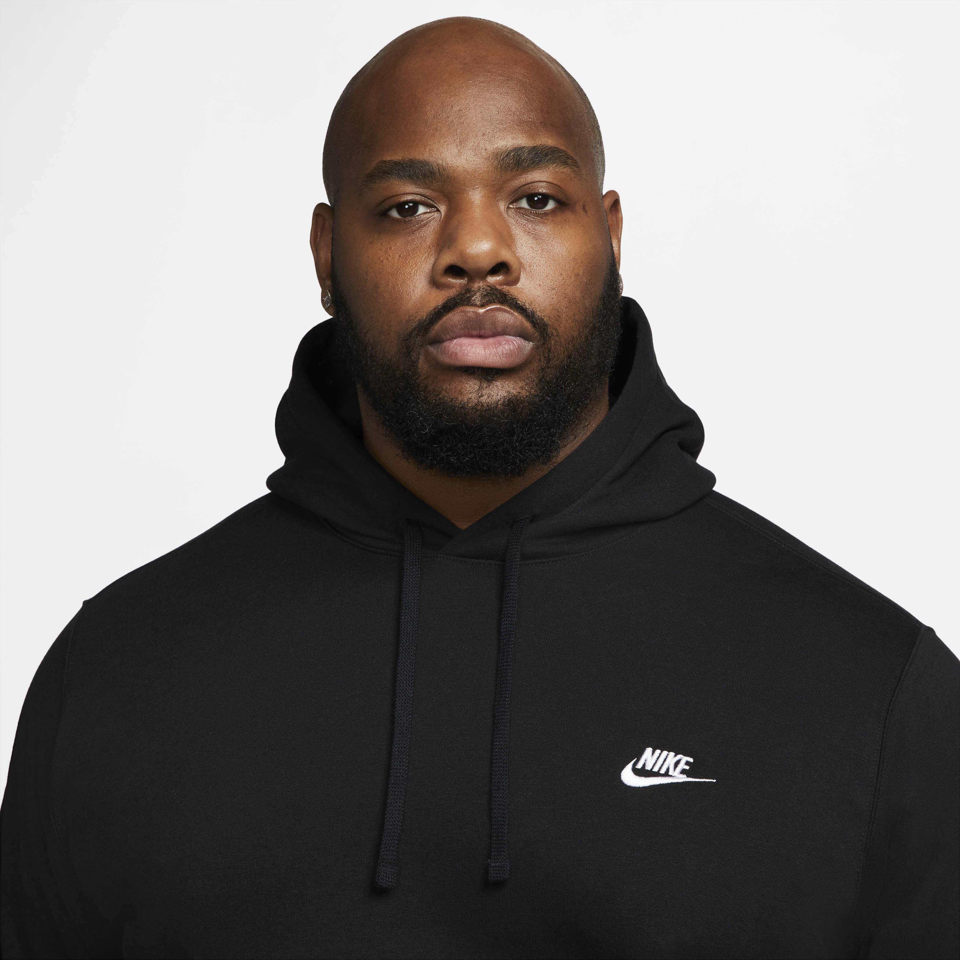 Buy Nike Sportswear Club Fleece Pullover Hoodie - Black