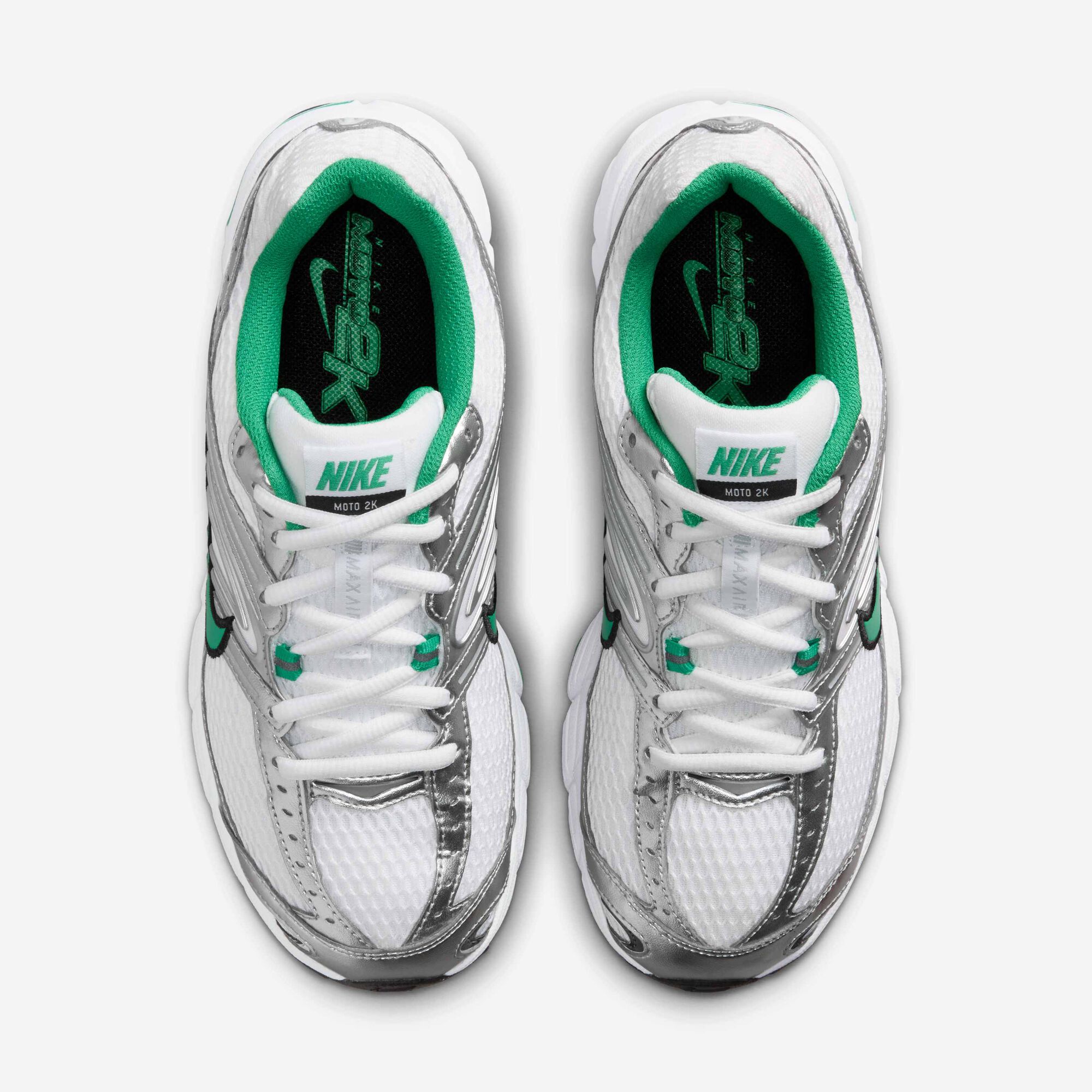 Buy Nike Air Max Moto 2K Women's Shoes White/Metallic Silver