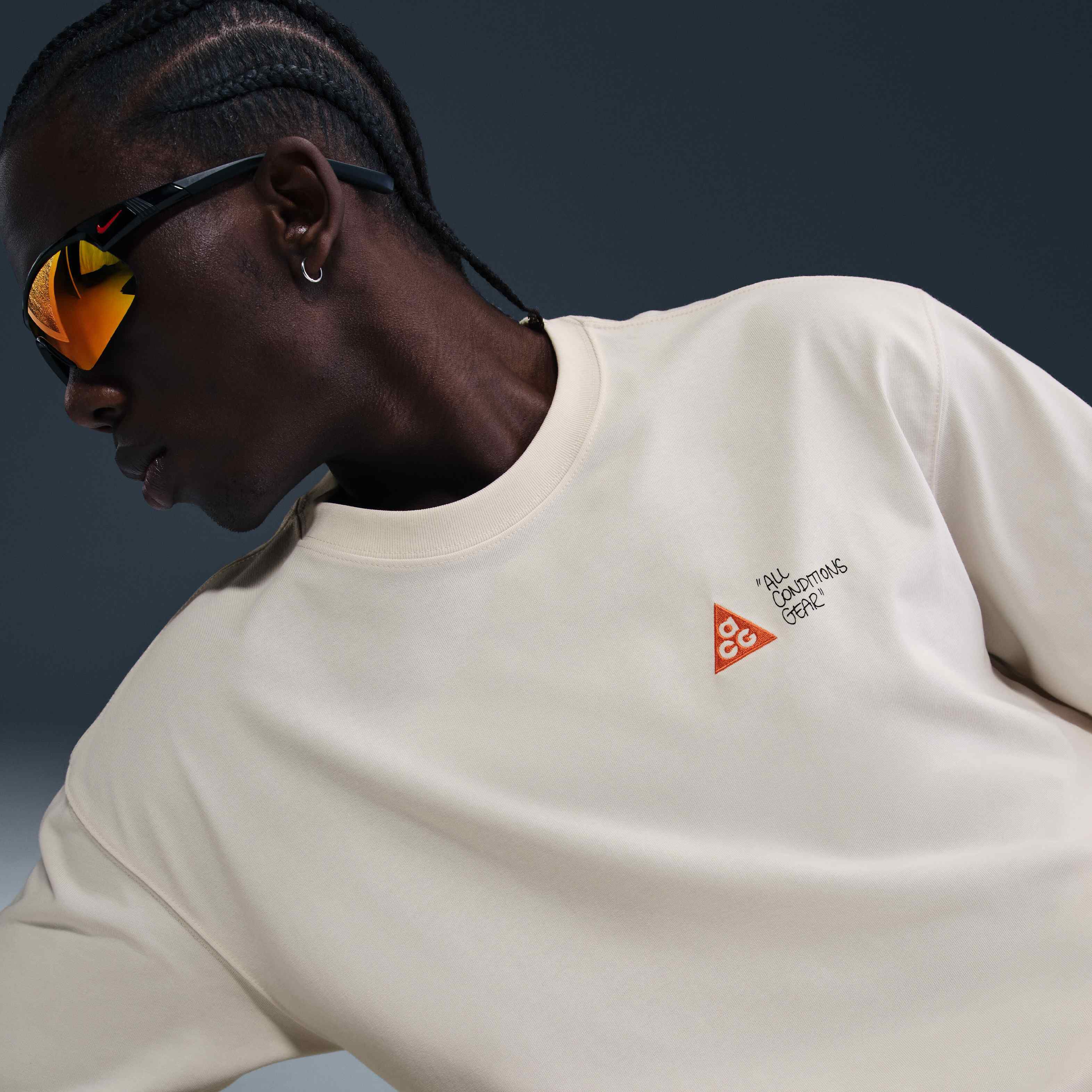 ★Nike★ ACG Dry Fit T-Shirt M Phantom HJ0885030 HJ0885-030 Nike 