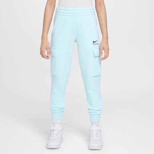 Kids Style By-Nike, Nike Sportswear, Older Kids' Fleece Cargo Trousers Kids Style By-Nike, Nike Sportswear, Older Kids' Fleece Cargo Trousers
