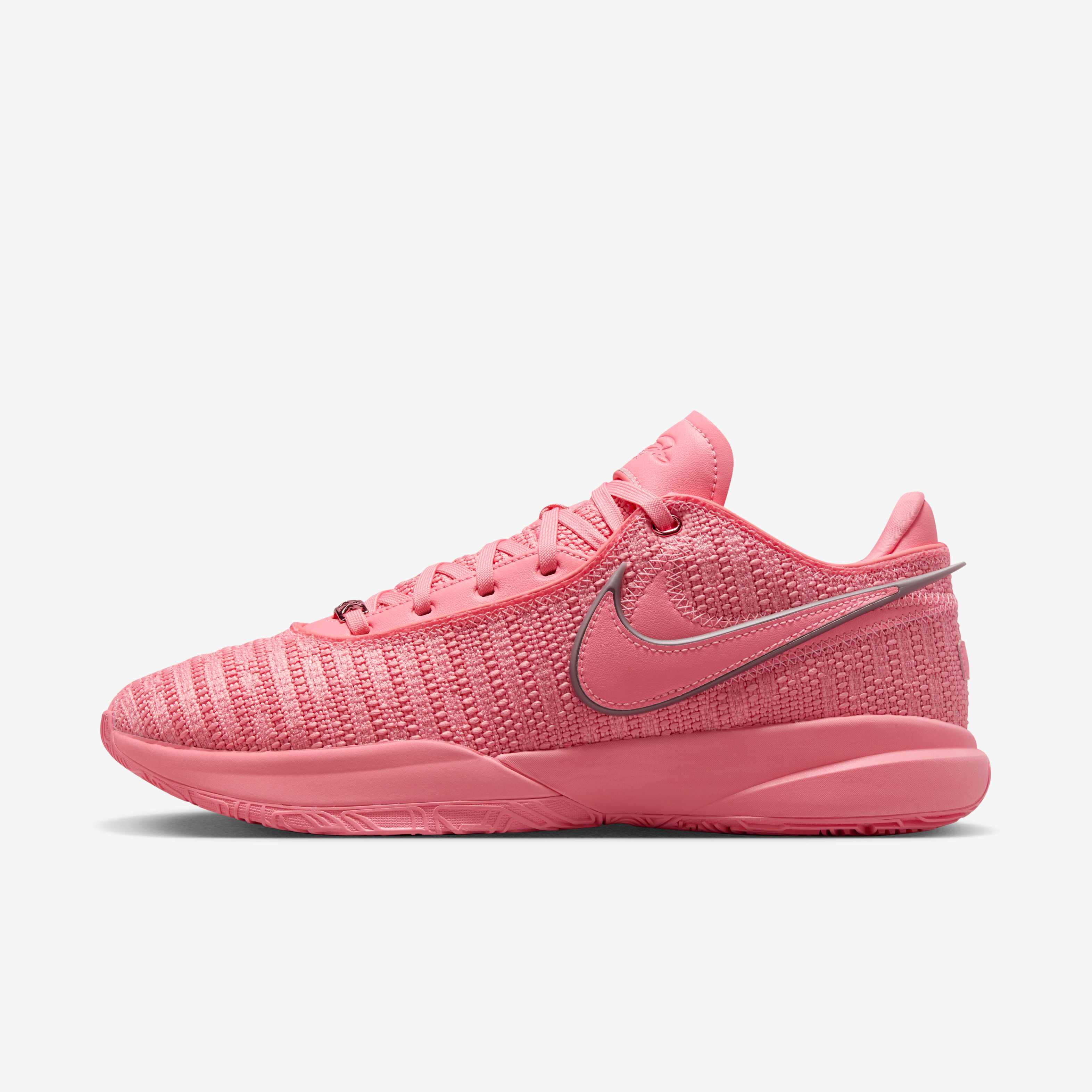 pink basketball shoes lebron