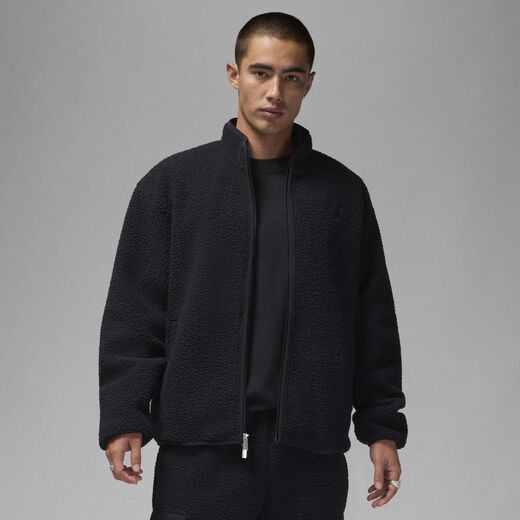 Jordan Fleece Jackets-Jordan, Jordan Flight, Men's High-Pile Fleece Jacket