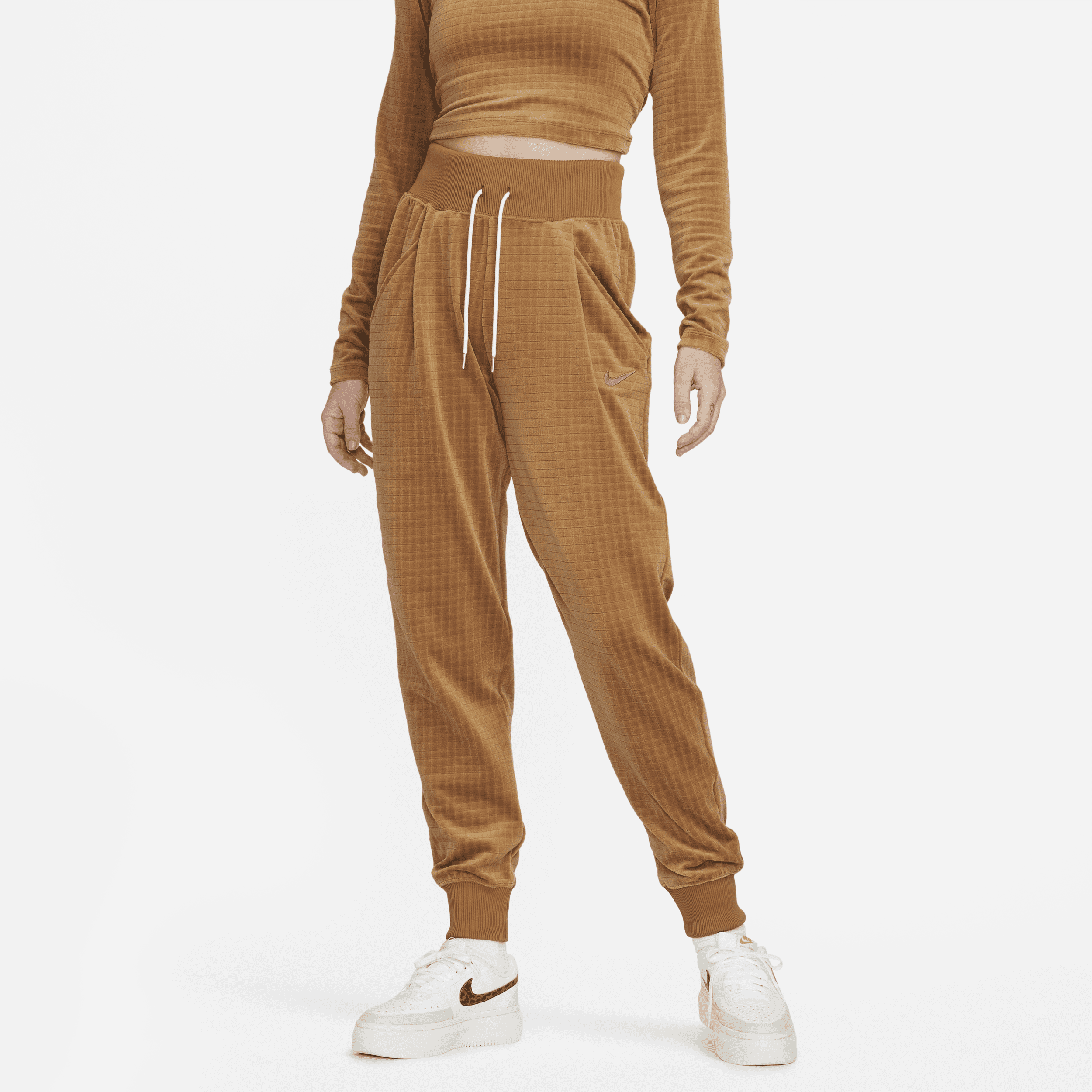 Nike velour sales statement jogger