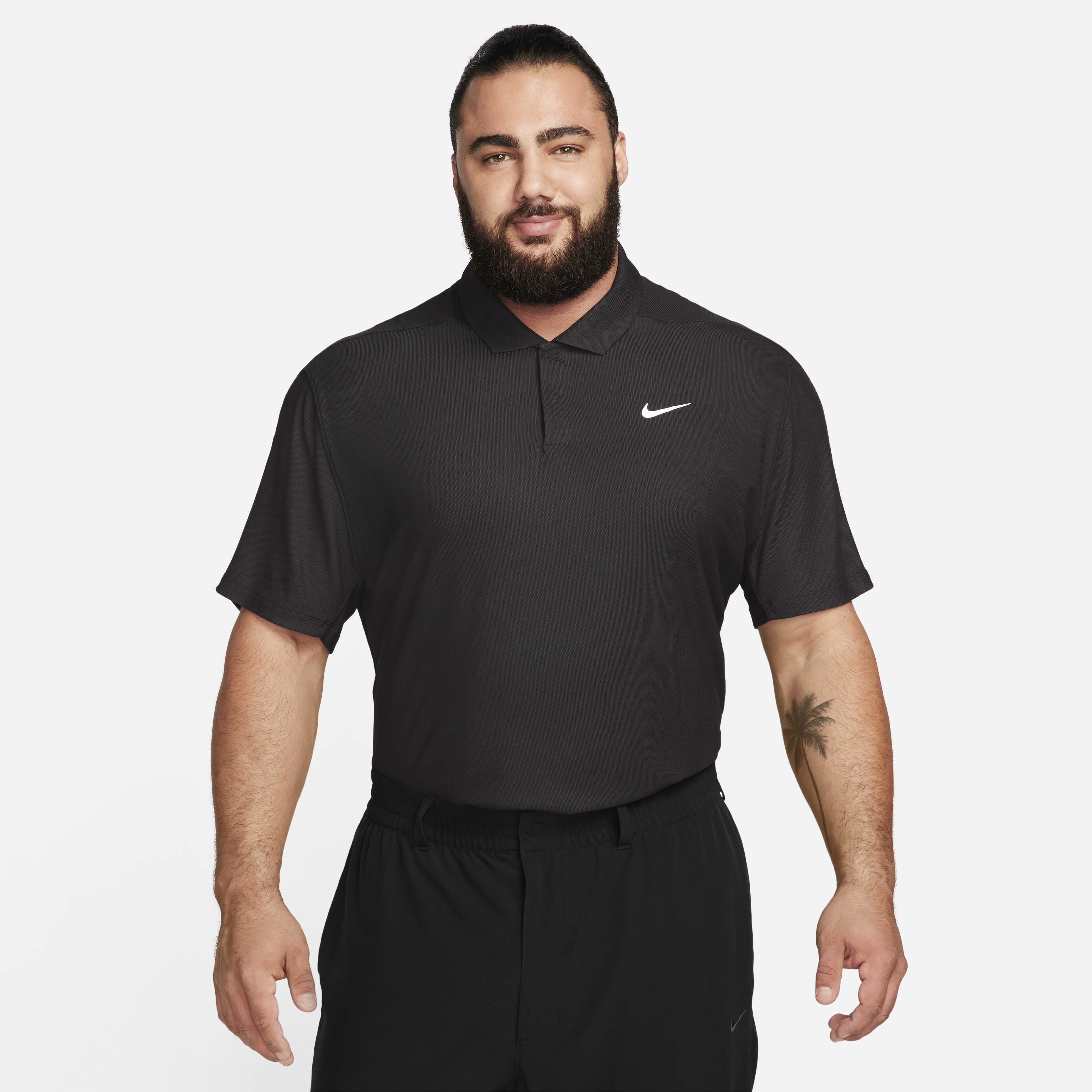Tiger woods nike no collar shirt on sale