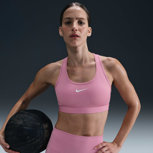 Icon Brief-Nike, Nike Swoosh Medium Support, Women's Padded Sports Bra