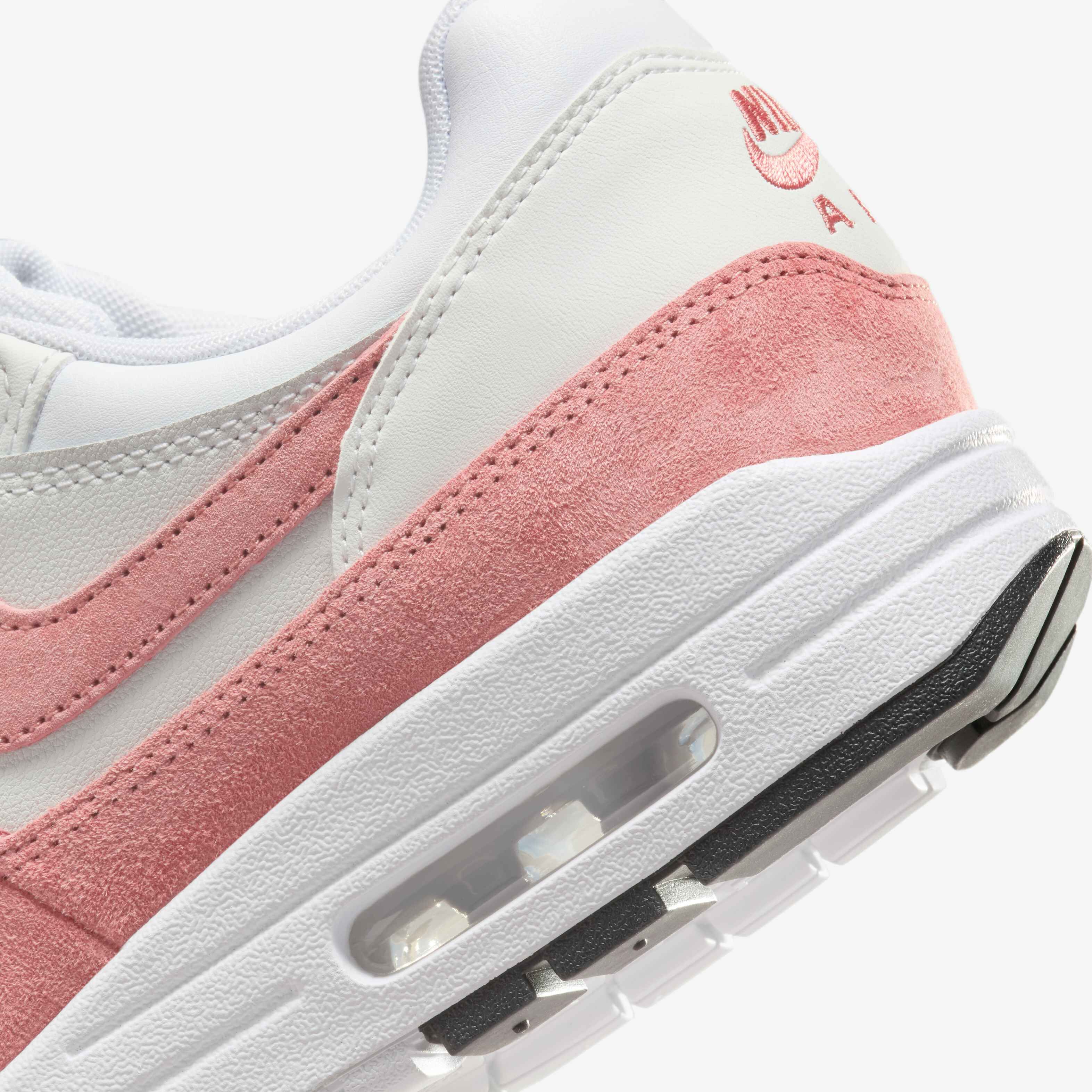 Buy Nike Air Max 1 87 Women s Shoes White Summit White Black Canyon Pink Nike Saudi Official