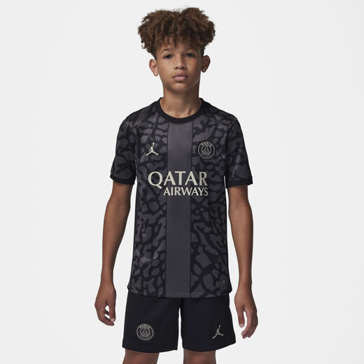 Psg Jordan Kits Jerseys-Jordan, Paris Saint-Germain 2023/24 Stadium Third, Older Kids' Jordan Dri-FIT Football Shirt