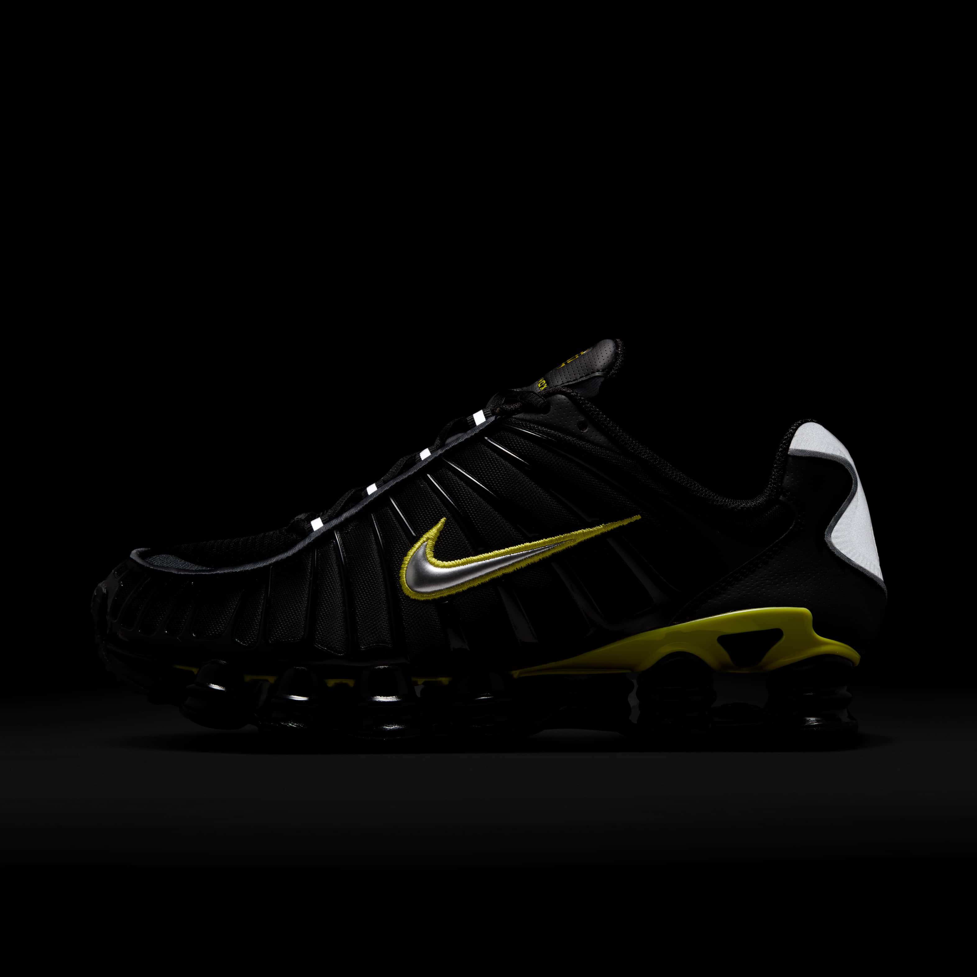 Buy Nike Shox TL Men's Shoes - Black/Dynamic Yellow/Metallic