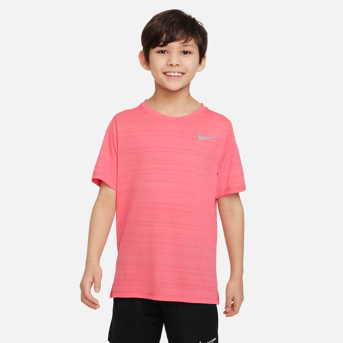 Buy Nike Dri-FIT Miler Older Kids' (Boys') Training Top Sea