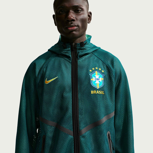 Football Jackets & Gilets-Nike, Brazil, Men's Nike Dri-FIT Football Anthem Jacket